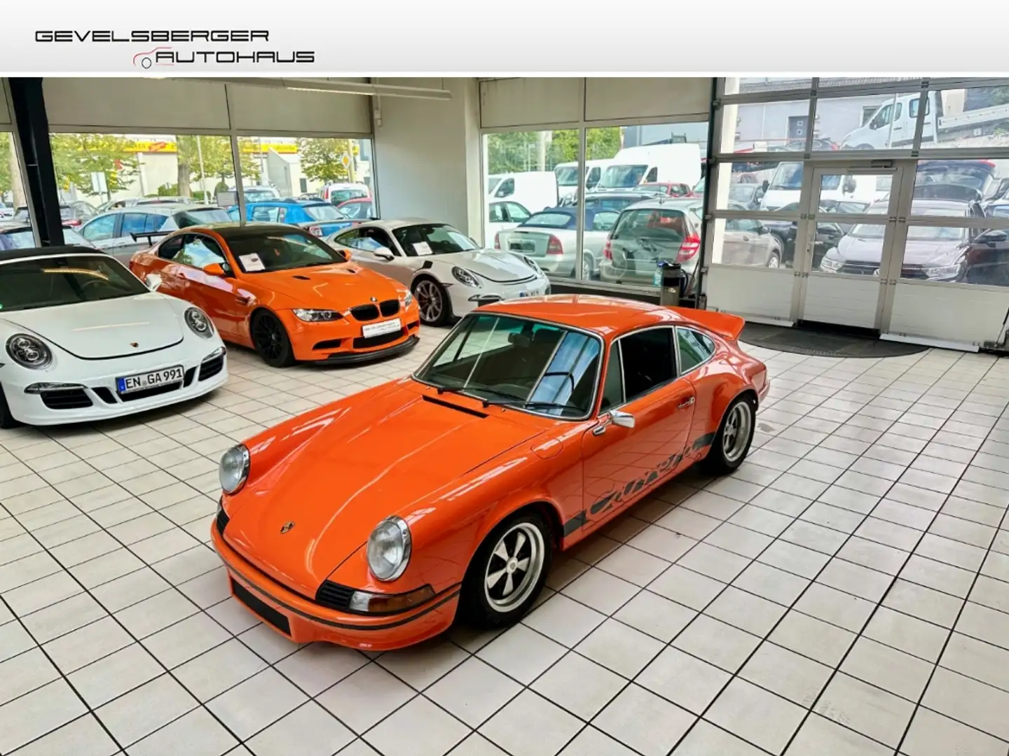 Porsche 911 Original 2.7 RS Motor Fuchs Felgen Bürzel Orange - 1