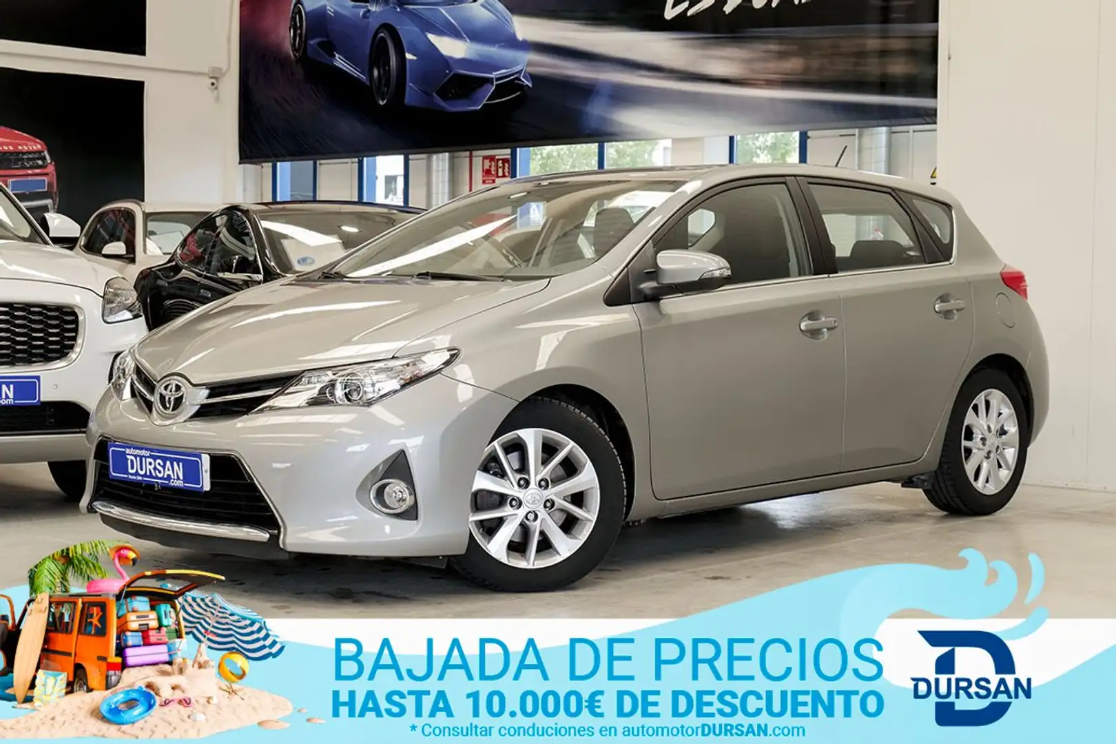 Toyota Auris 120D Feel! siva - 1