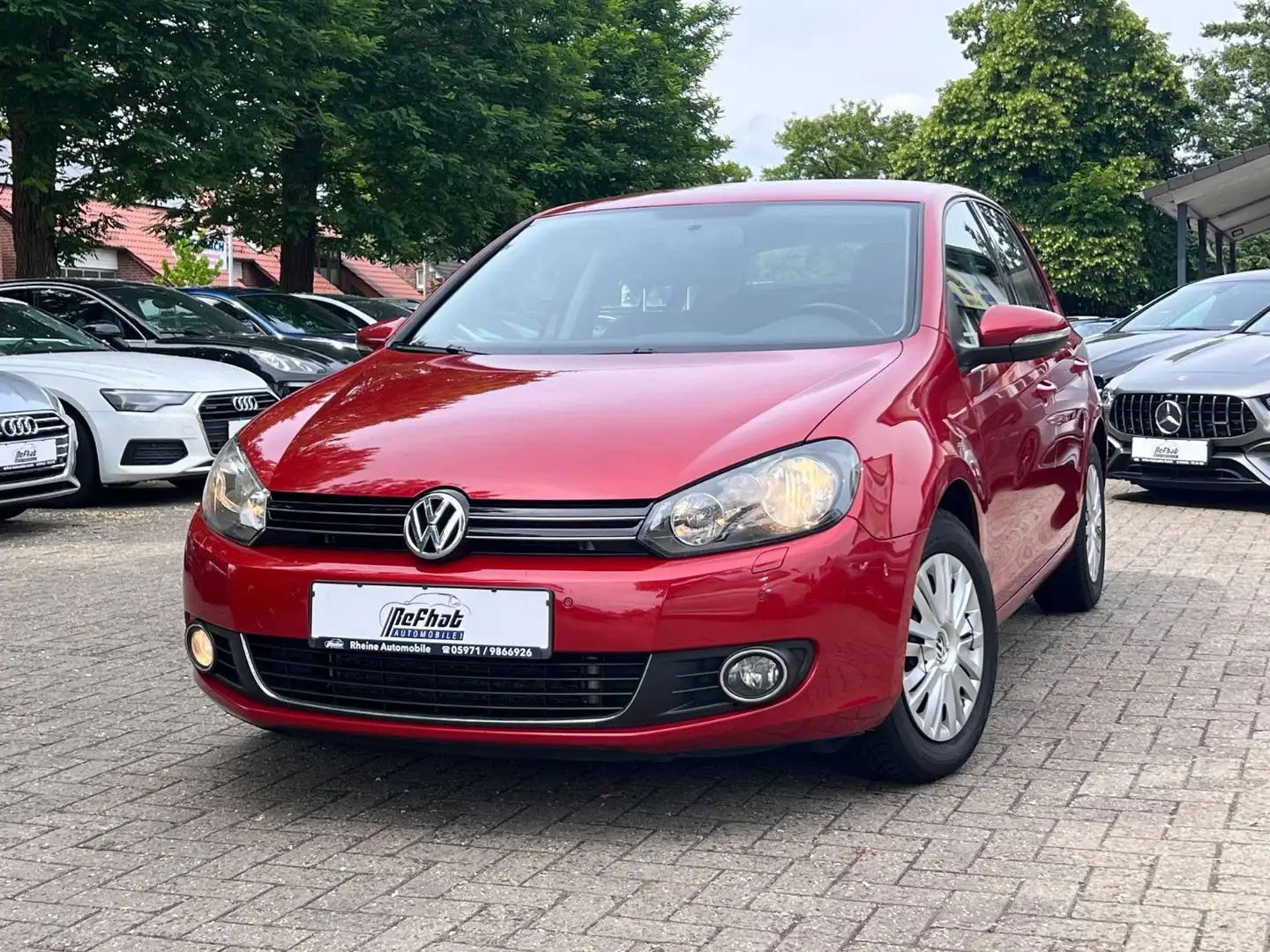 Volkswagen Golf VI Highline 2.0 Diesel Rouge - 1
