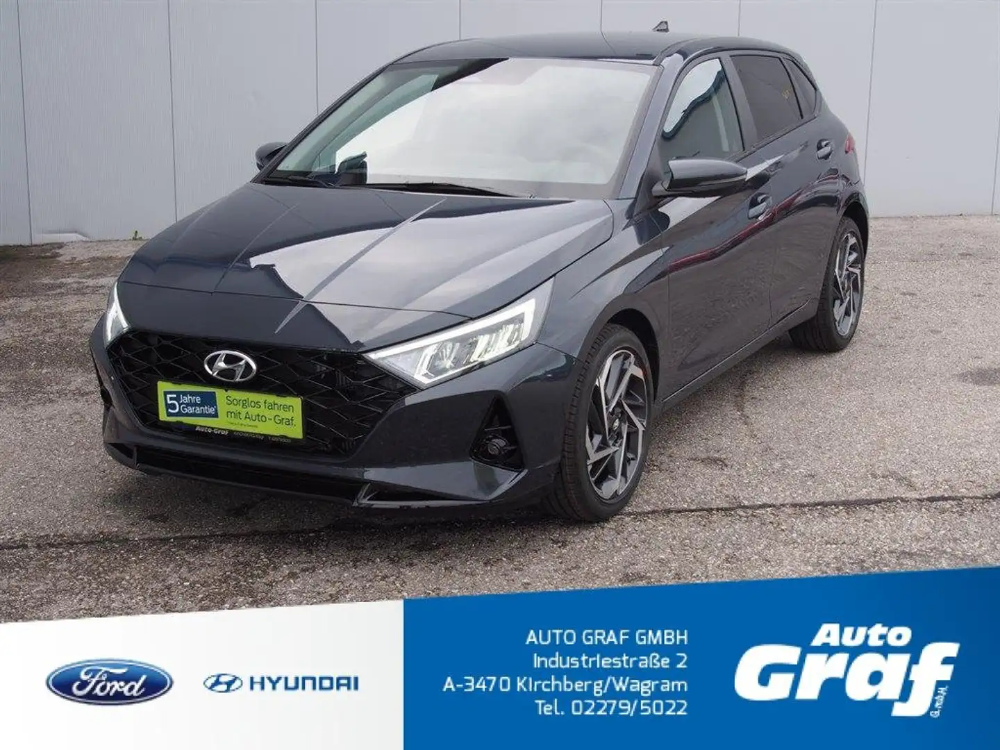 Hyundai i20 Trendline 1,0 T-GDi DCT b1bt2-P3 Grau - 1