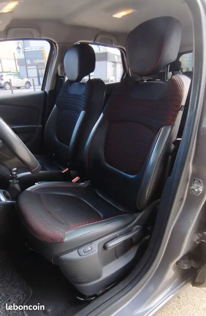 Renault Captur 1.5 dci 110ch eco energy intens s-s camera sieges chauffants gps acces main libre Grijs - 2