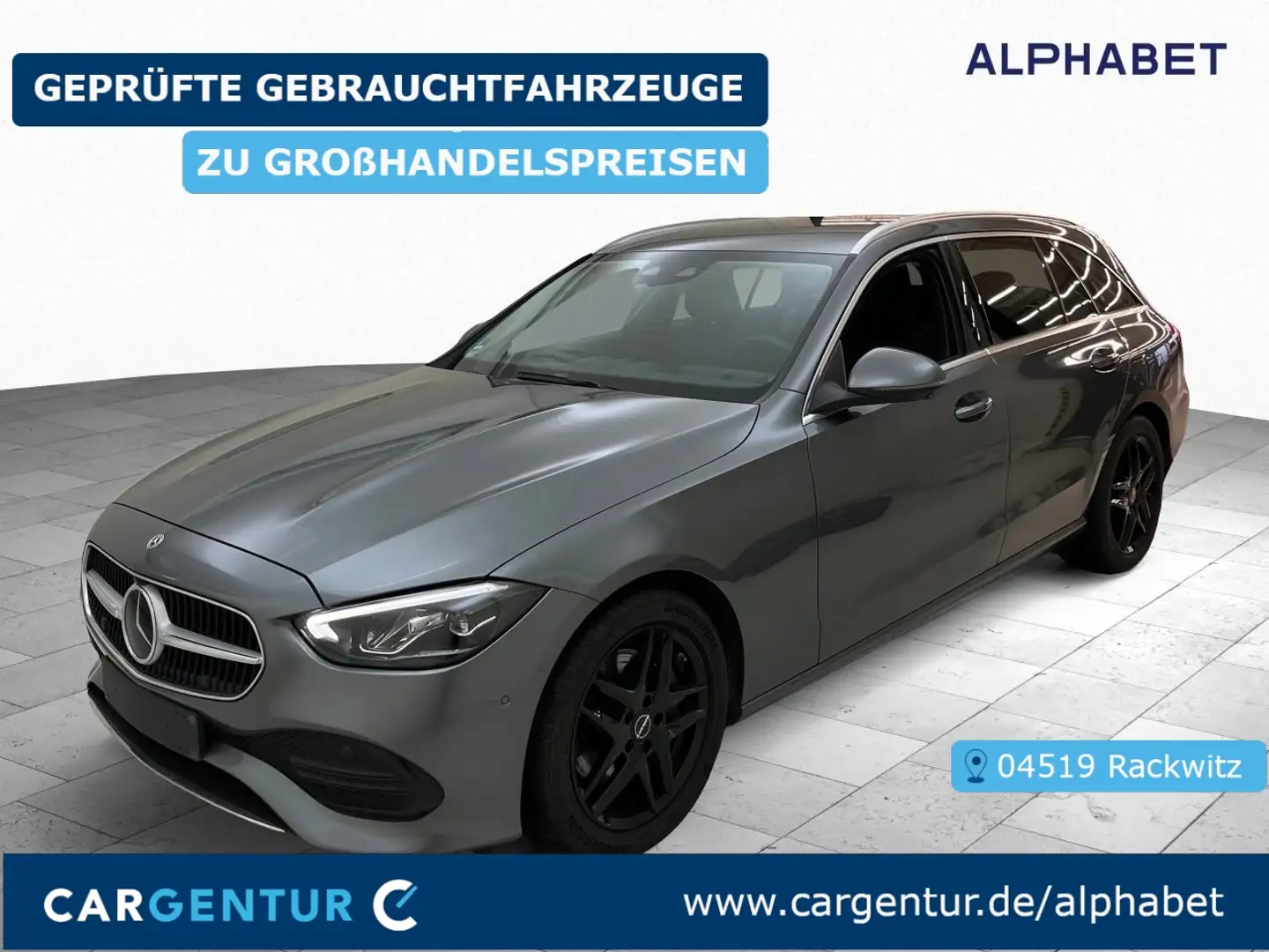 Mercedes-Benz C 200 d T Avantgarde 360° AHK StHz ACC BLIS Key Gris - 1