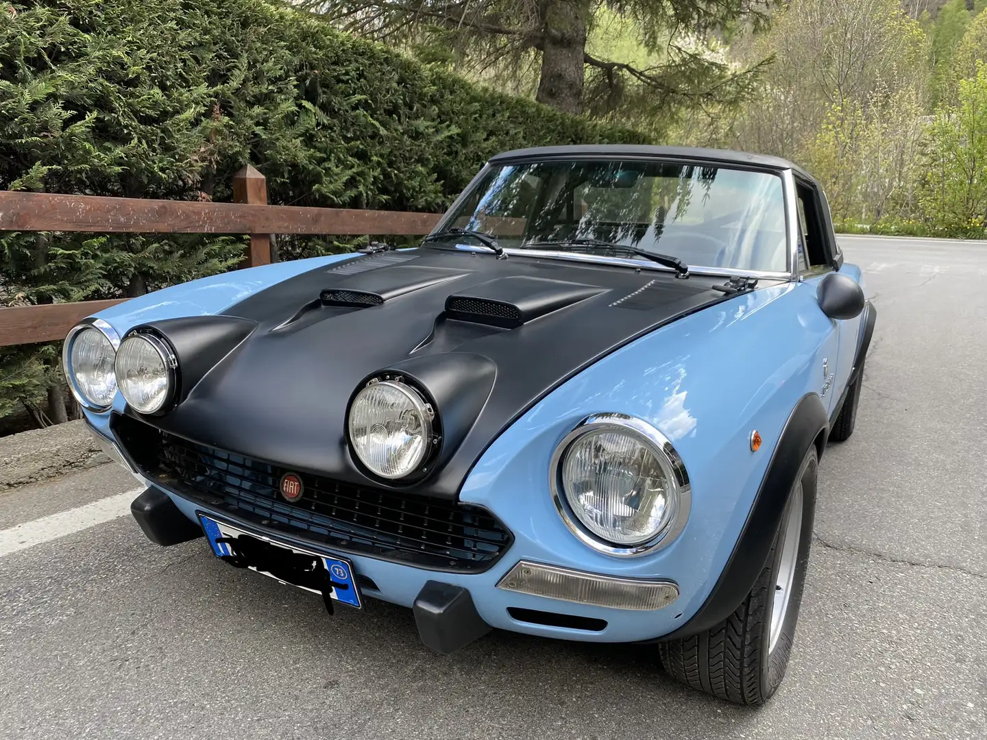 Fiat 124 Spider ABARTH Niebieski - 1