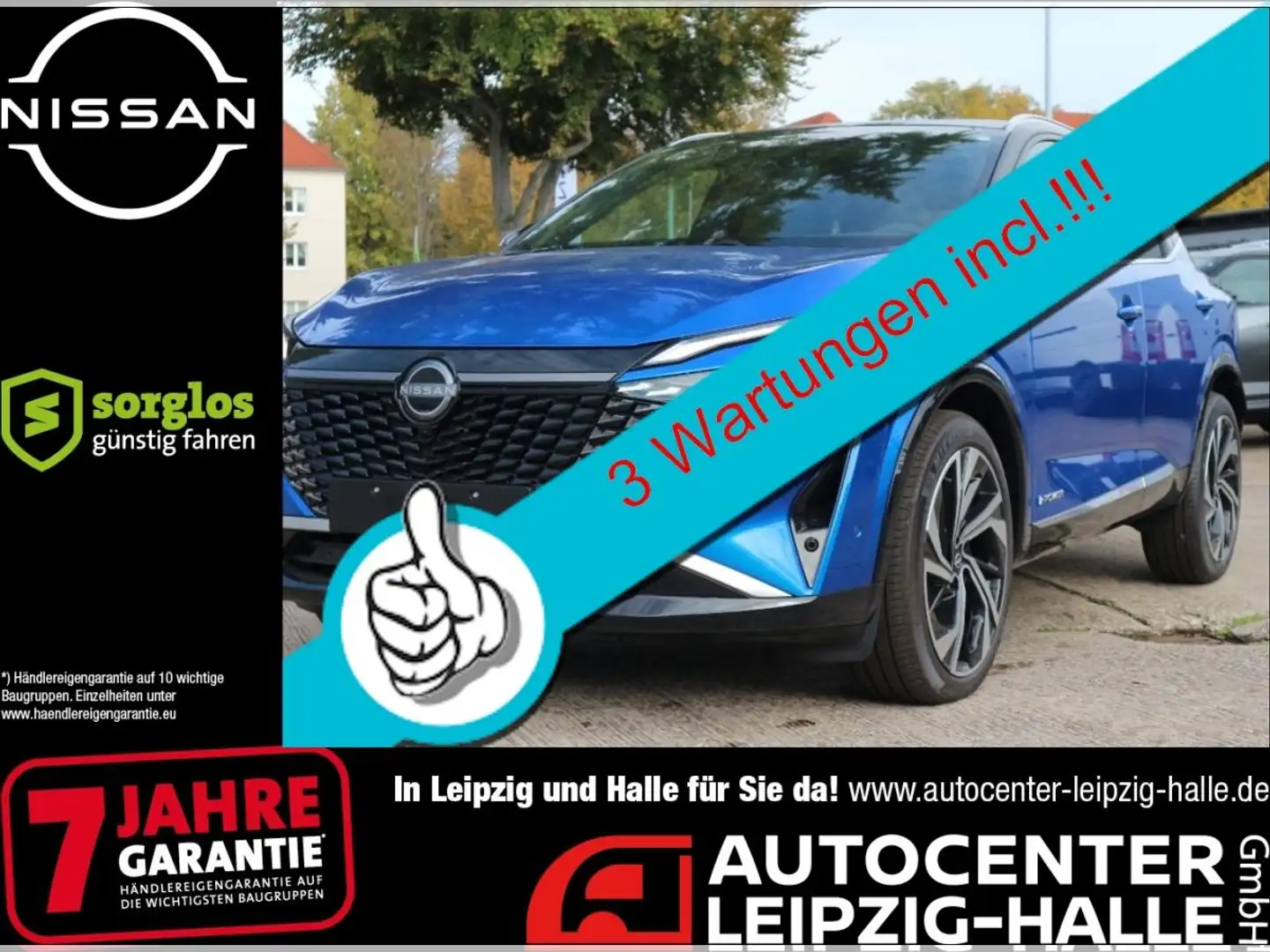Nissan Qashqai TEKNA+ 1.5 VC-T e-POWER ProPilot 360° Blau - 1