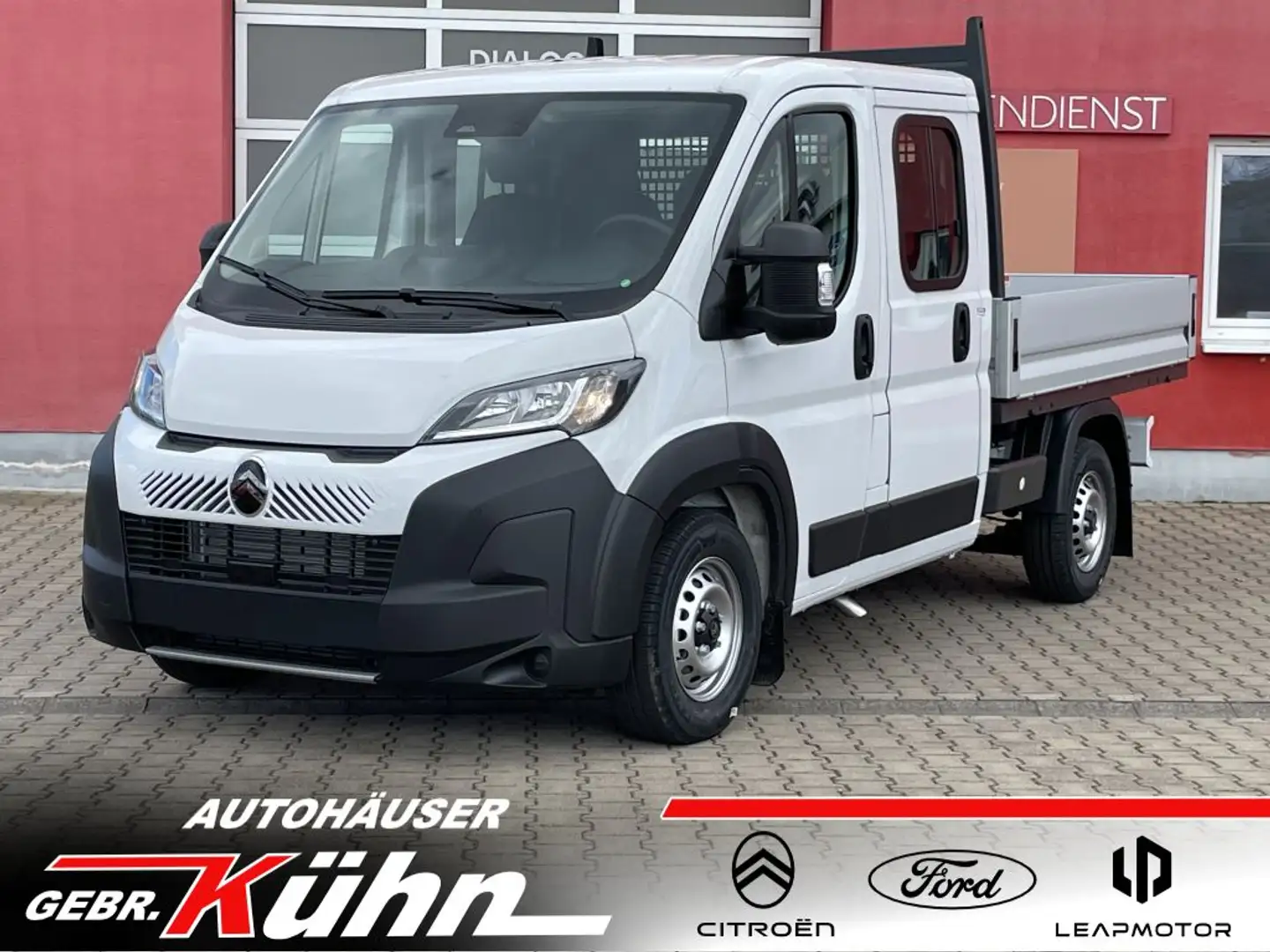Citroen Jumper Jumper Pritsche Doka 35 Heavy L2 140 + AHK, RFK Weiß - 1
