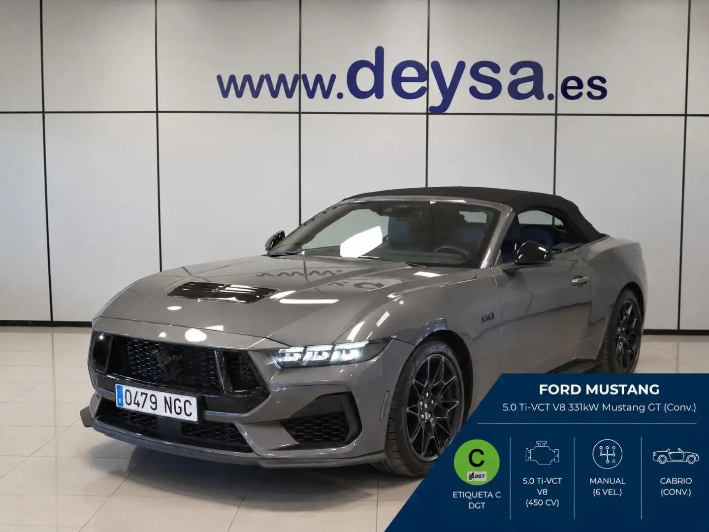 Ford Mustang 5.0 Ti-VCT V8 331kW GT (Conv.) Negro - 1