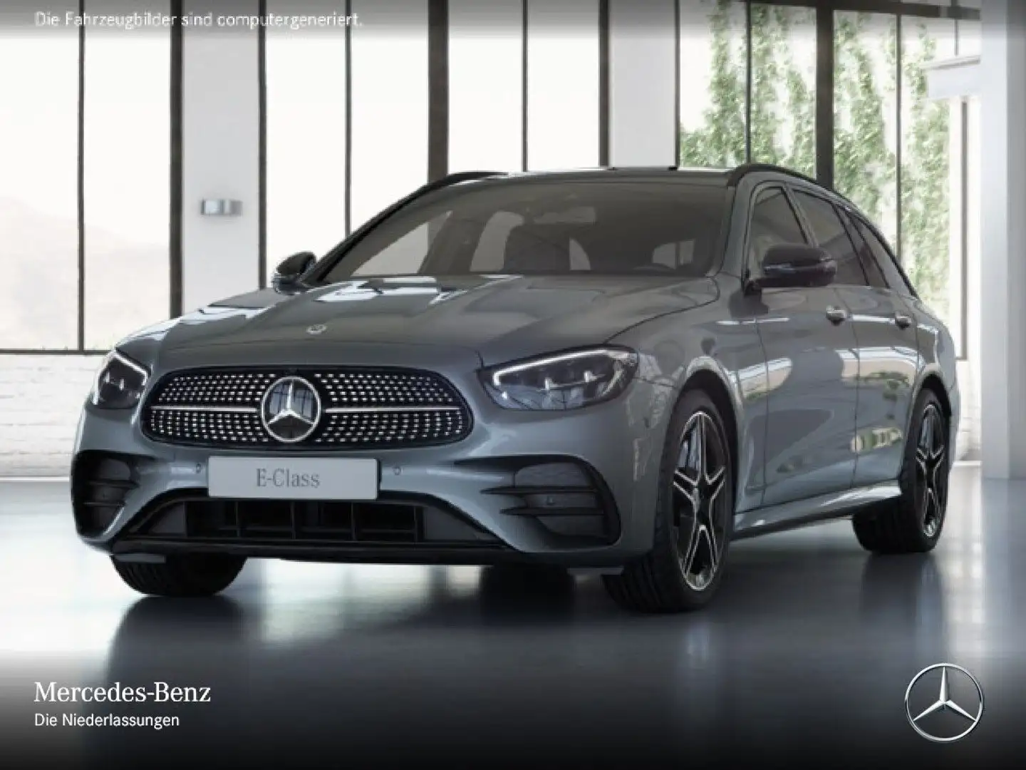 Mercedes-Benz E 300 de T 4M AMG+NIGHT+PANO+360+LED+FAHRASS+HUD Gris - 2