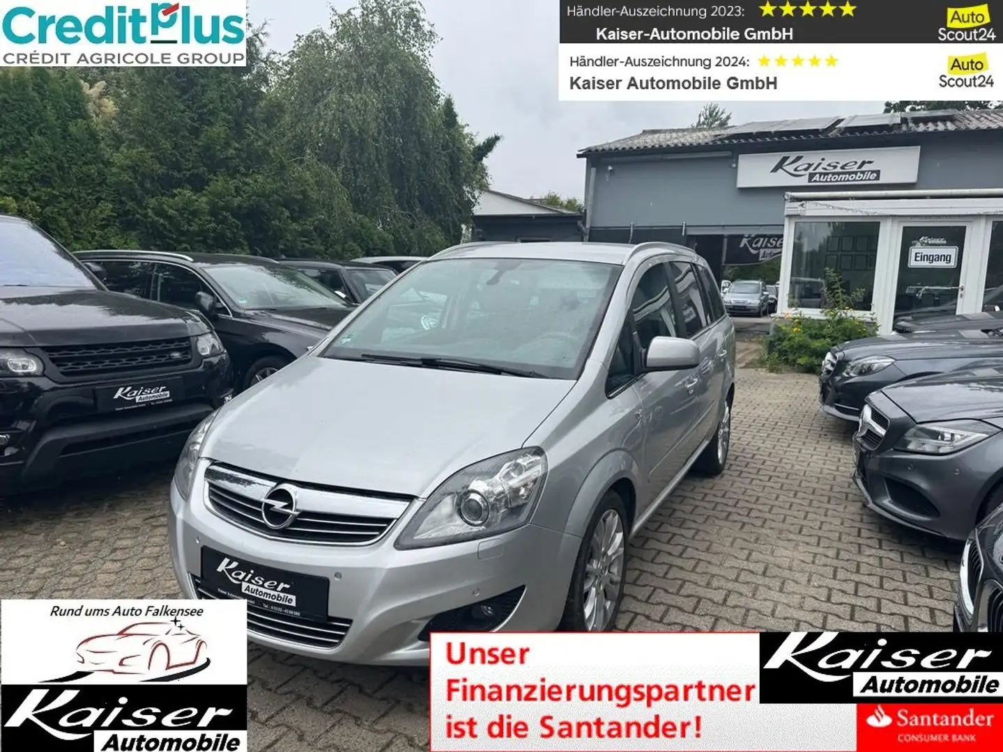 Opel Zafira 1.8 Innovation 7Sitzer-Autom.-Leder-PDC v.h.-Xenon Silber - 1
