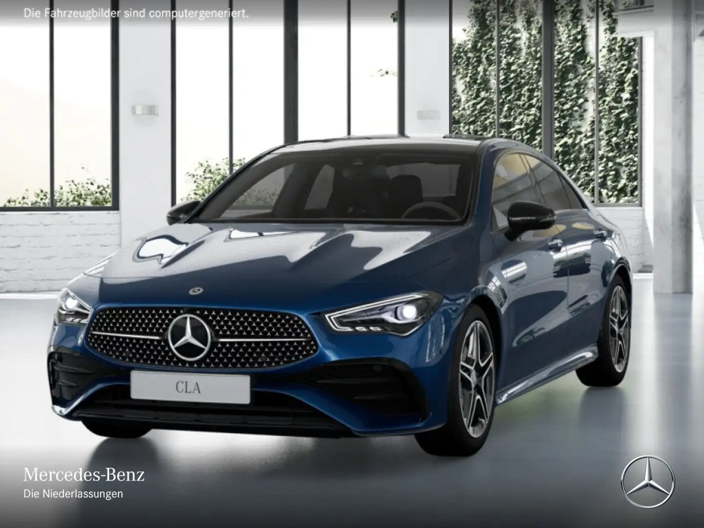 Mercedes-Benz CLA 200 AMG+NIGHT+PANO+LED+KAMERA+TOTW+KEYLESS+7G Blau - 2