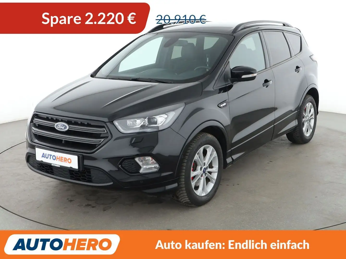 Ford Kuga 2.0 EcoBoost ST-Line Aut.*NAVI*XENON*CAM*SHZ* Noir - 1