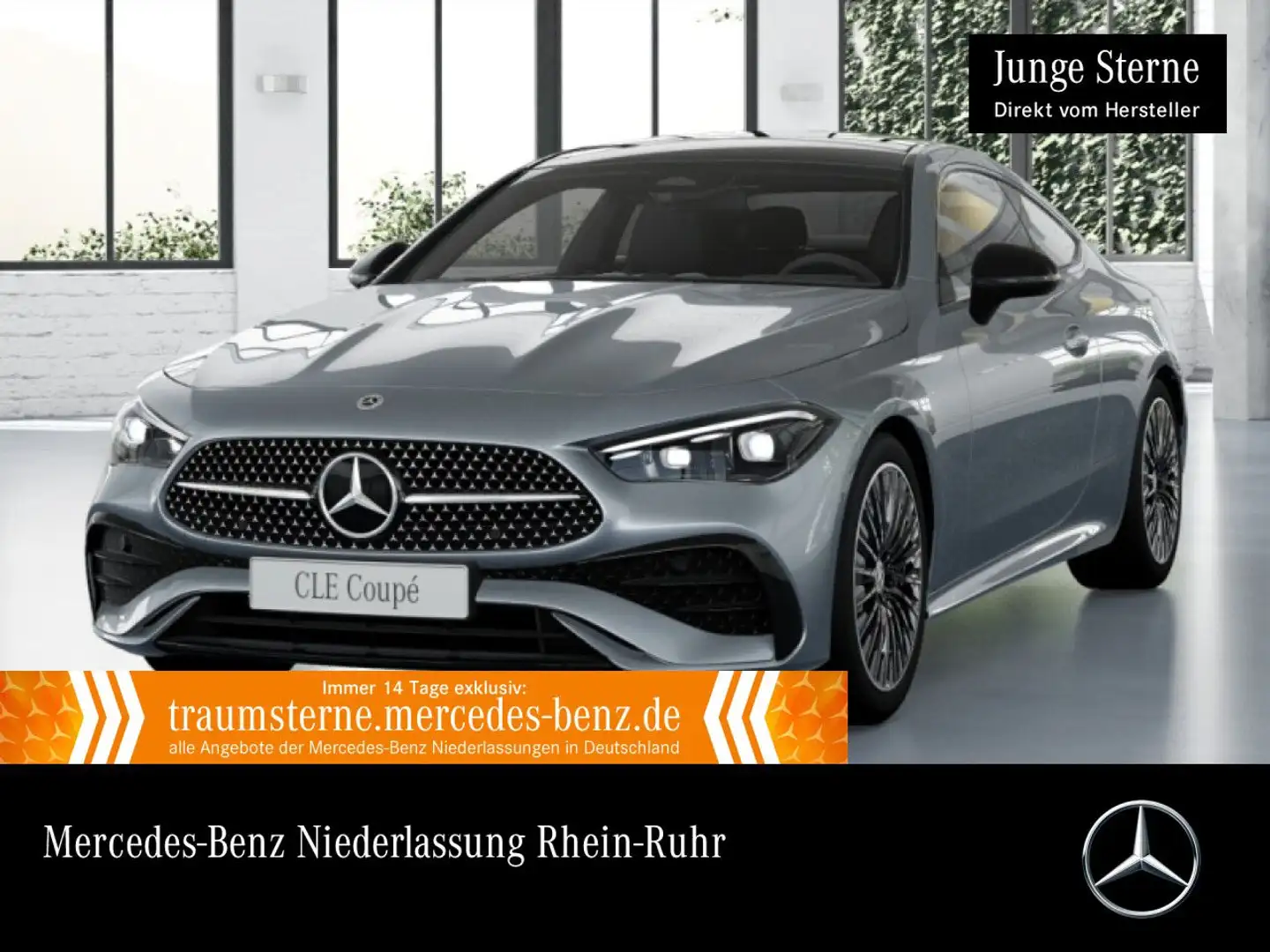 Mercedes-Benz CLE 200 AMG+NIGHT+PANO+KAMERA+TOTW+KEYLESS Silber - 1