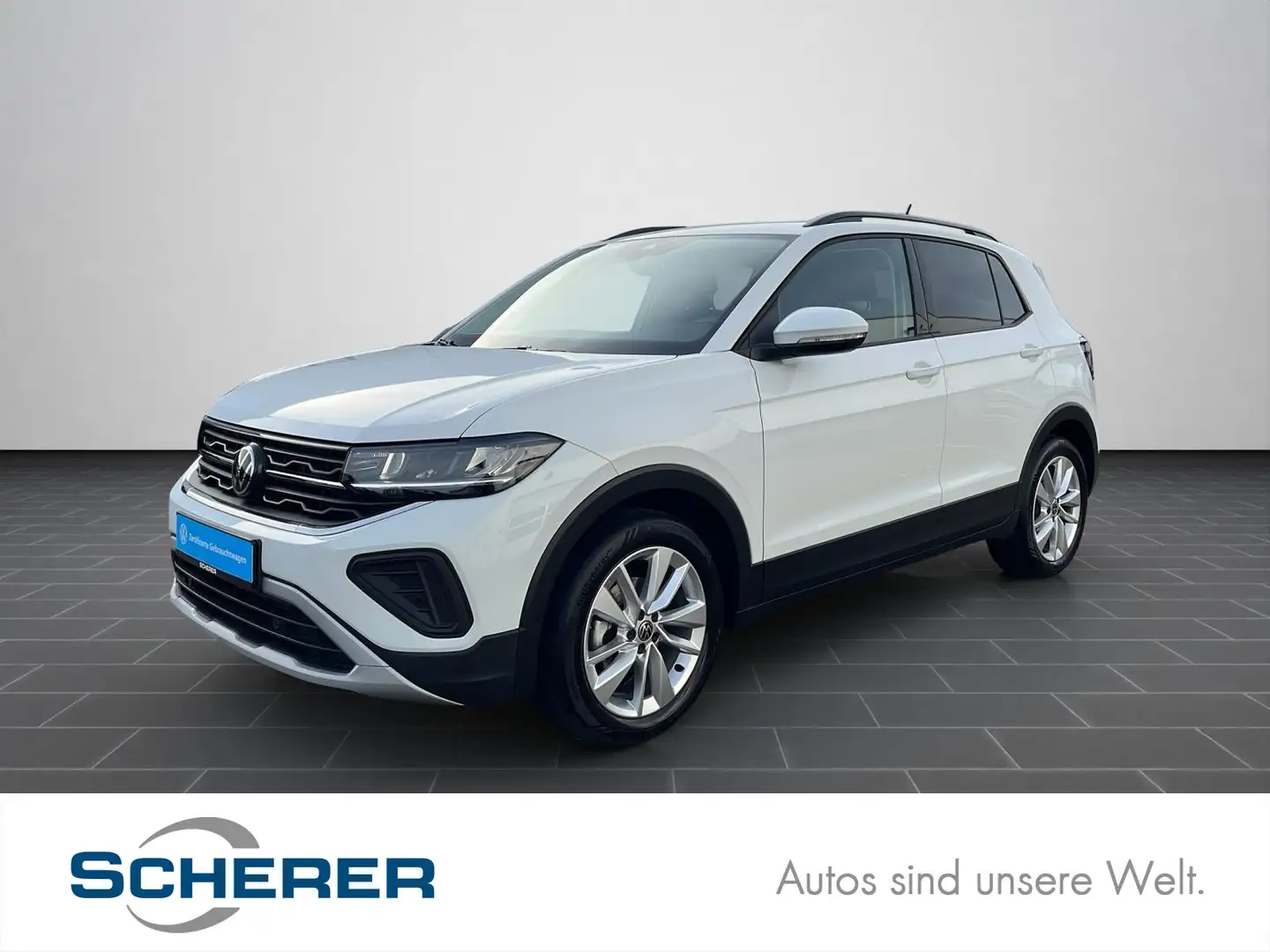 Volkswagen T-Cross 1,0 TSI DSG LED/App Connect/Sitzheizung Weiß - 1