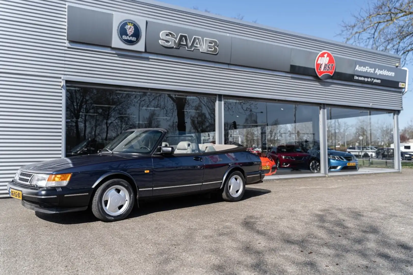 Saab 900 Cabriolet 2.0 Turbo SE NL auto NAP Blauw - 2