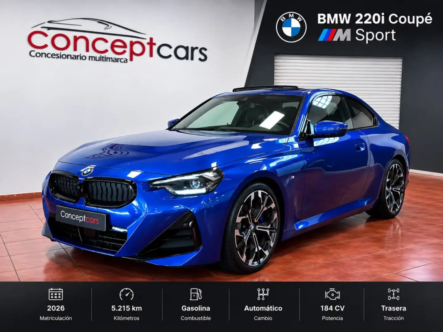 BMW 220 220iA Coupé M Sport Azul - 1