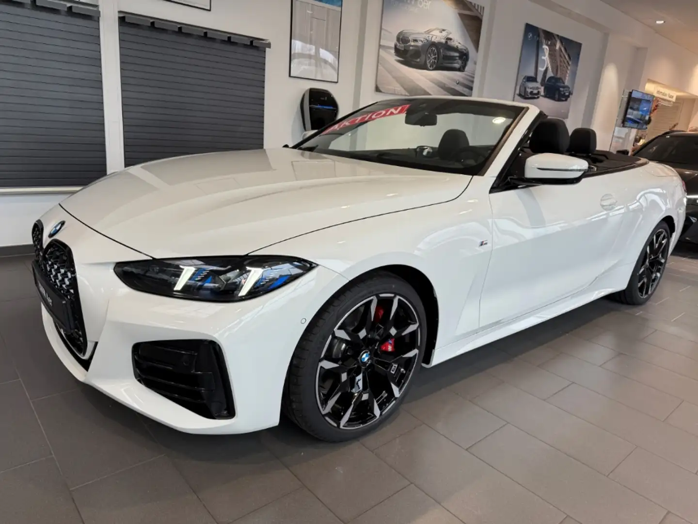 BMW 420 i Cabrio M-Sport/Lenkradheizung/SHZ/Nackenwärmer Weiß - 1