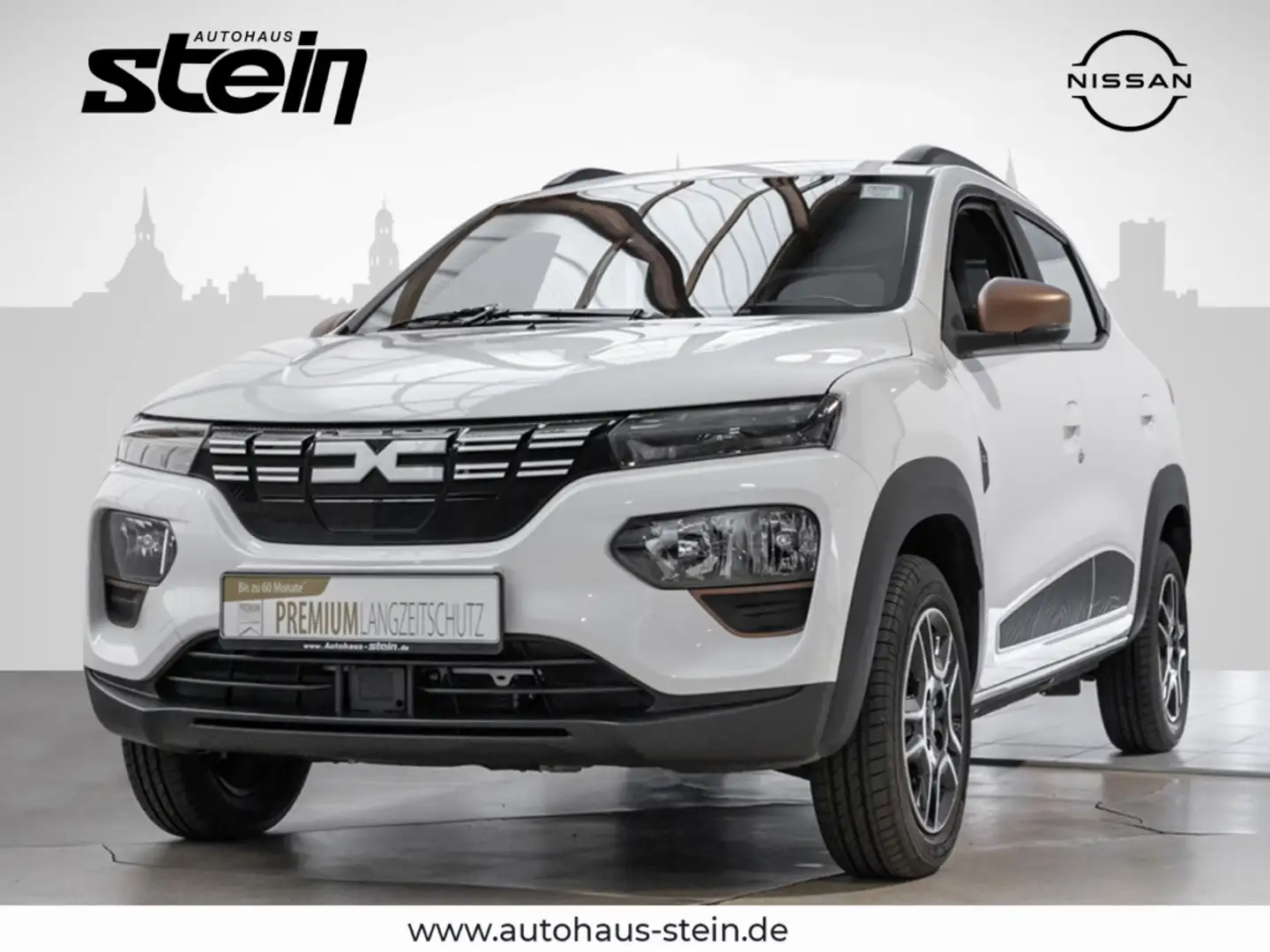 Dacia Spring Electric Extreme 65 CCS Anschluß Navi Rückfahrkam. Weiß - 1