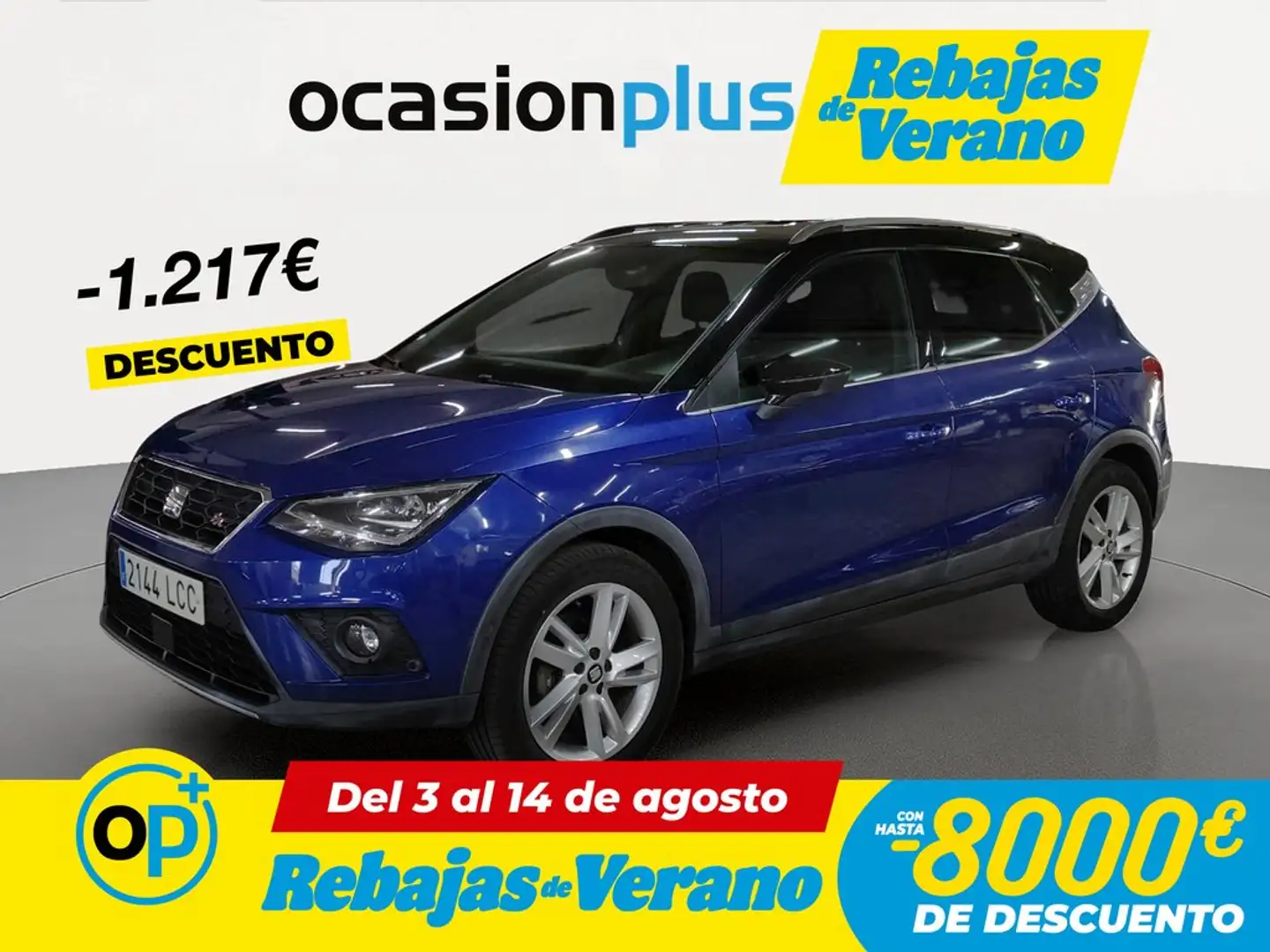 SEAT Arona 1.0 TGI S&S FR 90 Azul - 1