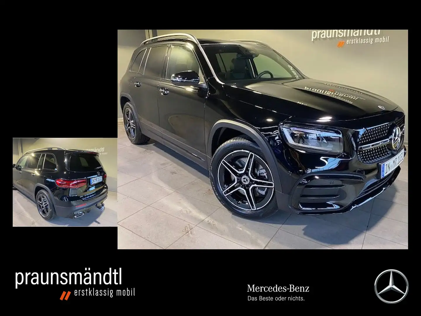 Mercedes-Benz GLB 220 4M AMG Night Pano/AHK/Totw./7Sitz/Kamera Zwart - 1