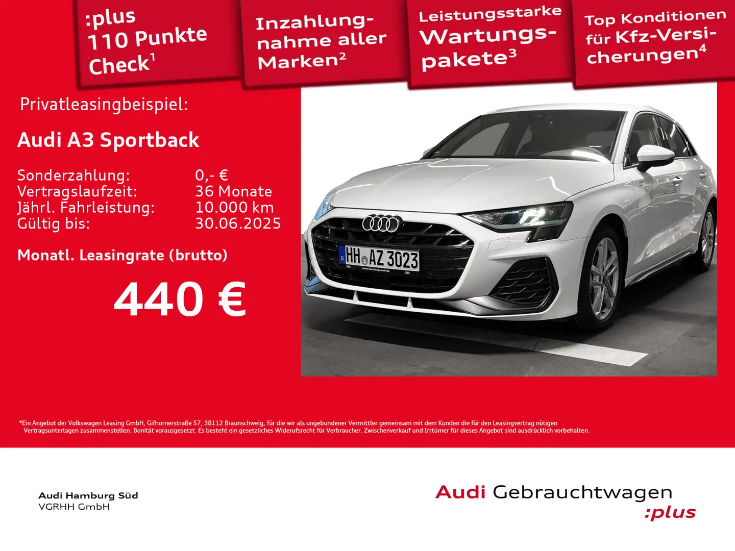 Audi A3 35 TDI S line S tronic ACC/KAMERA Wit - 1