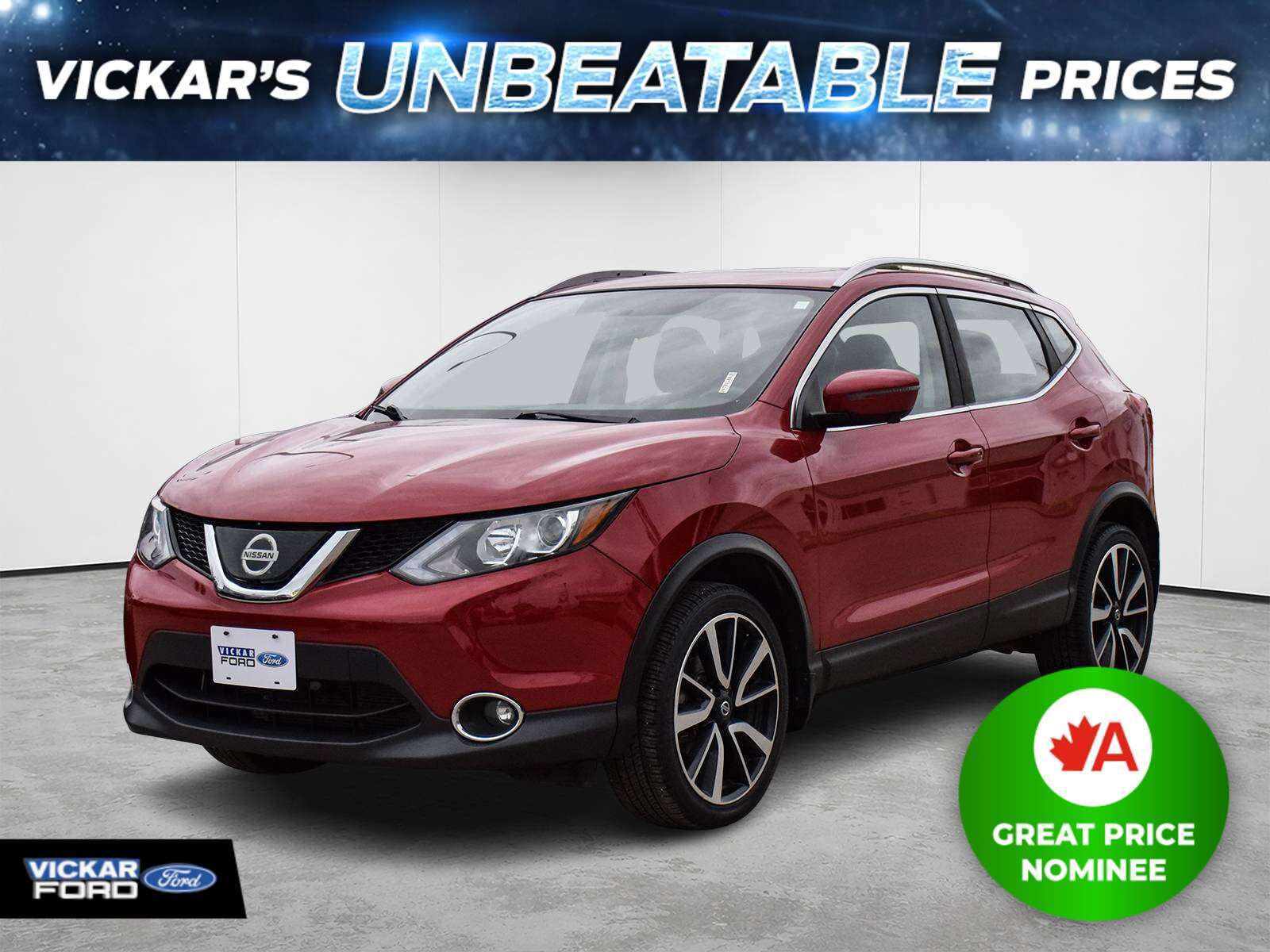 Red 2018 Nissan Qashqai SUV / Crossover Automatic