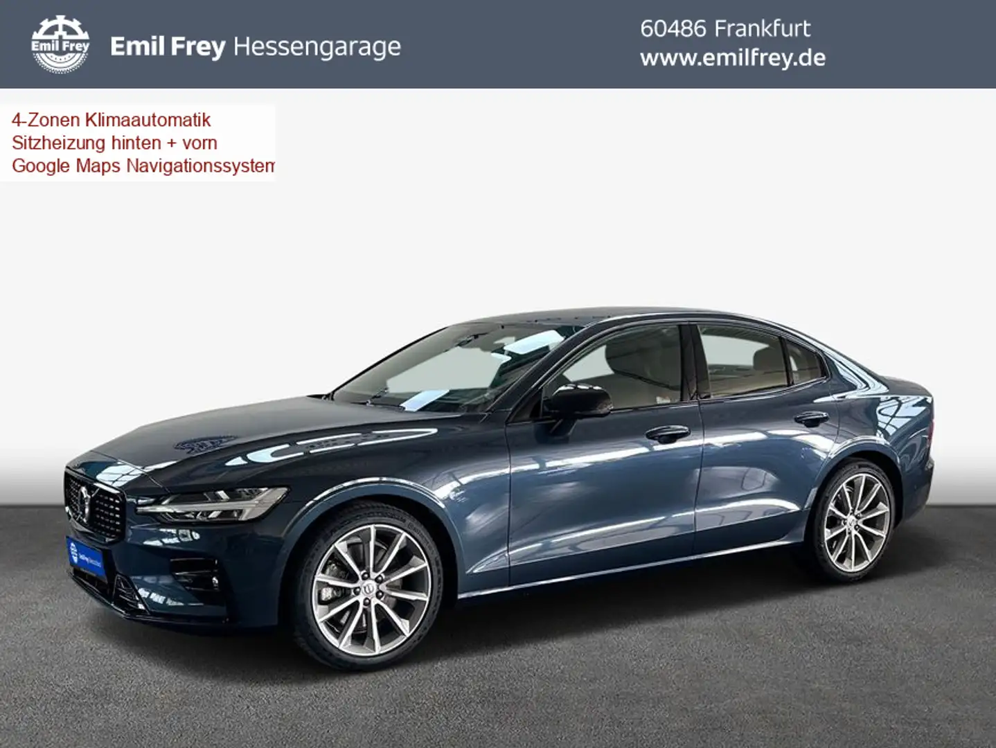 Volvo S60 B5 AWD Ultimate-Dark Aut Glasd 360° HeadUp 19' Albastru - 1