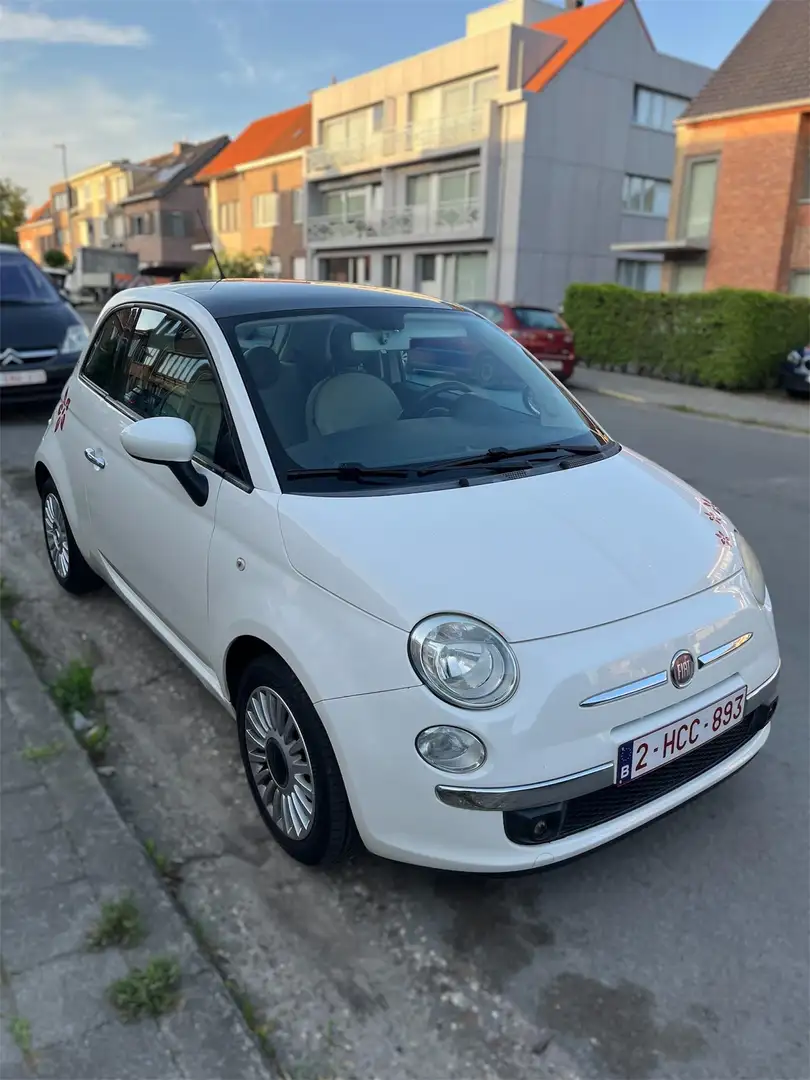 Fiat 500 1.2 Blanc - 1