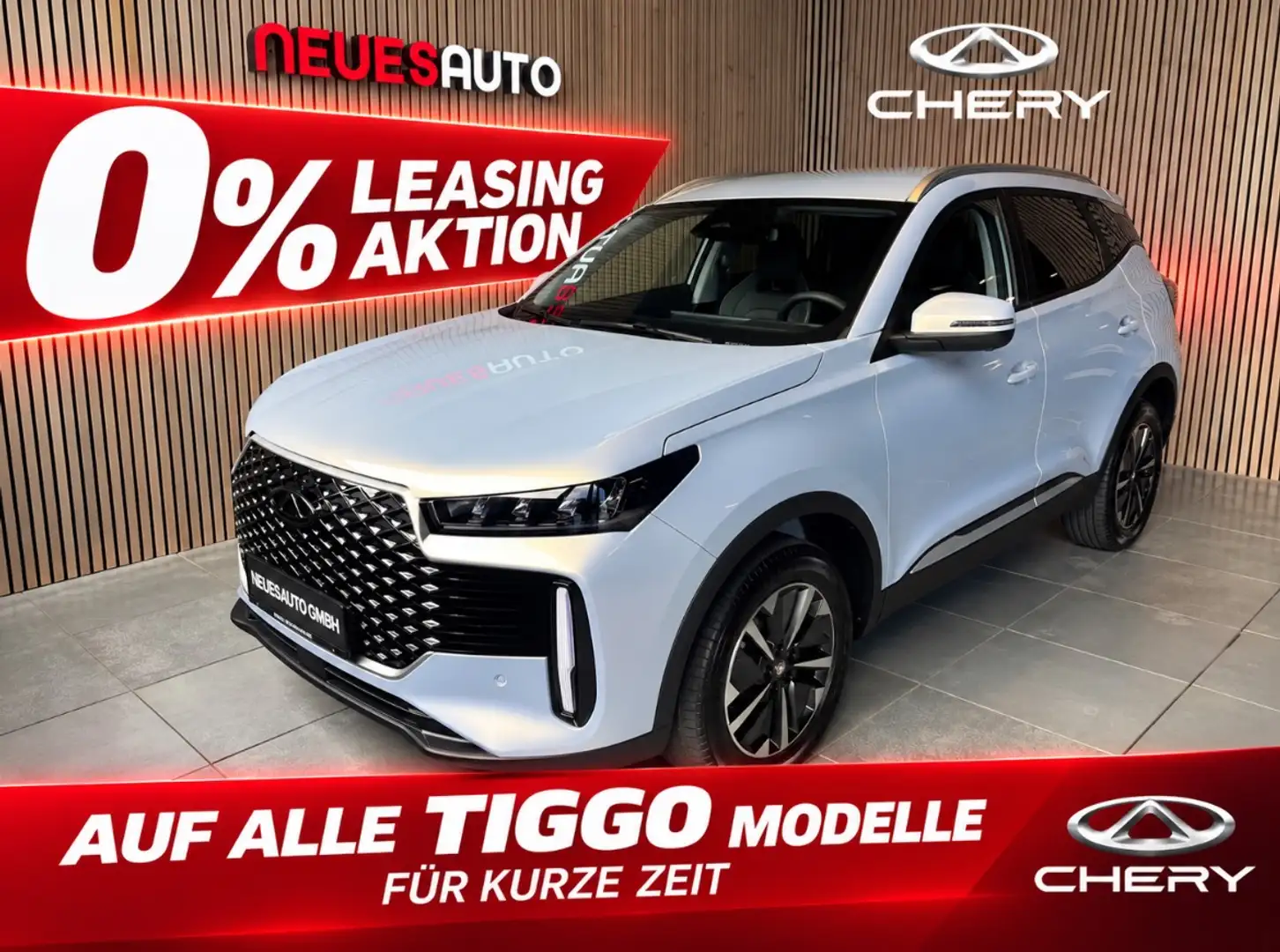 Chery Tiggo TIGGO 4 HEV Aut* - UNIQUE - Leder*Voll LED*360° Silber - 1