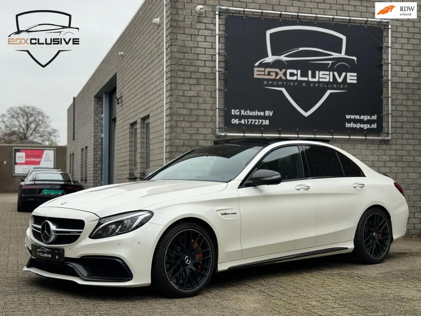 Mercedes-Benz S 63 AMG C63 Pano/Ceramic/Carbon/Burmester/360 Bianco - 1