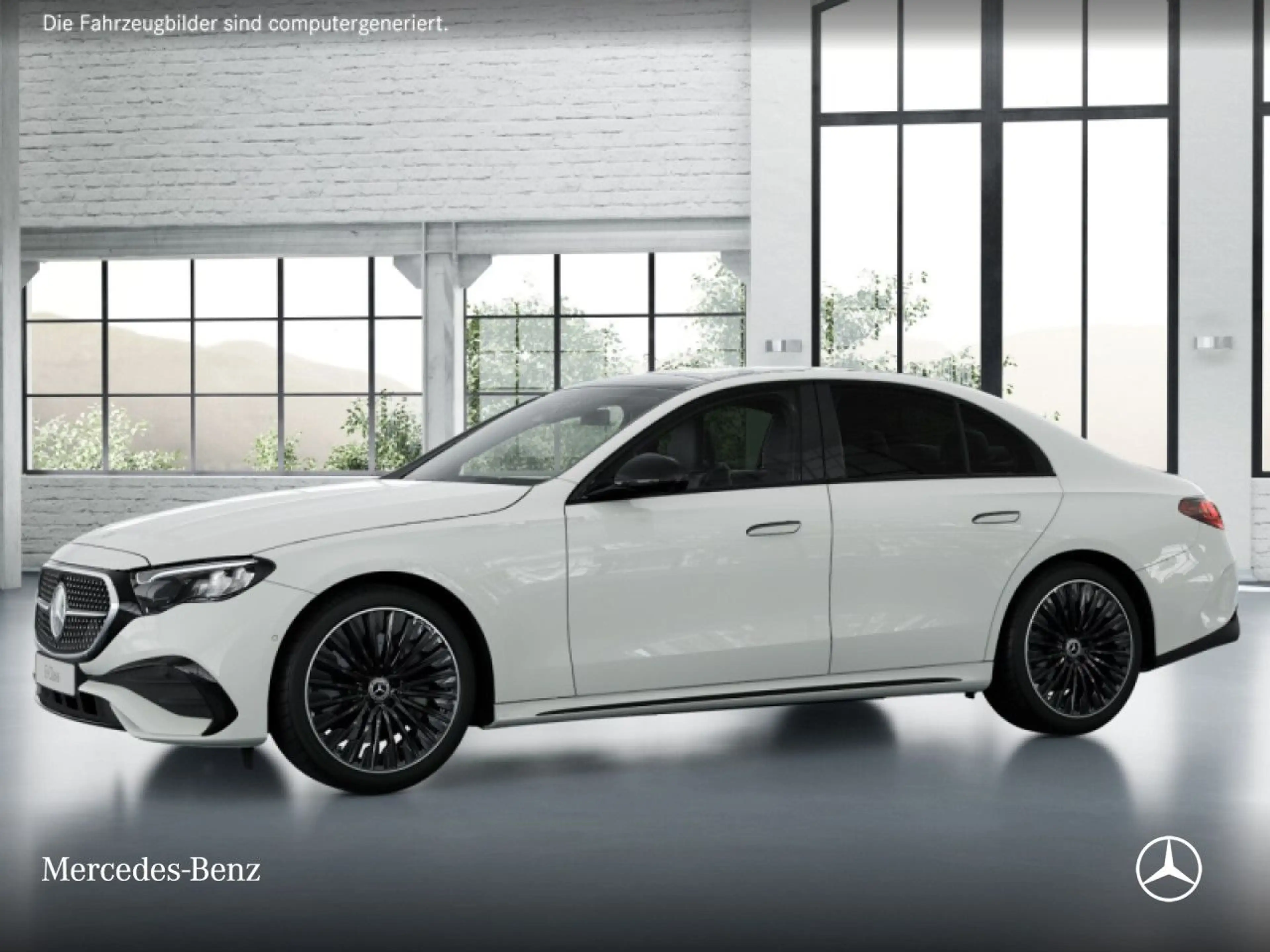 Mercedes-Benz E 220 d AMG Fahrass 360° Pano Distr+ LED AHK Night — photo 3
