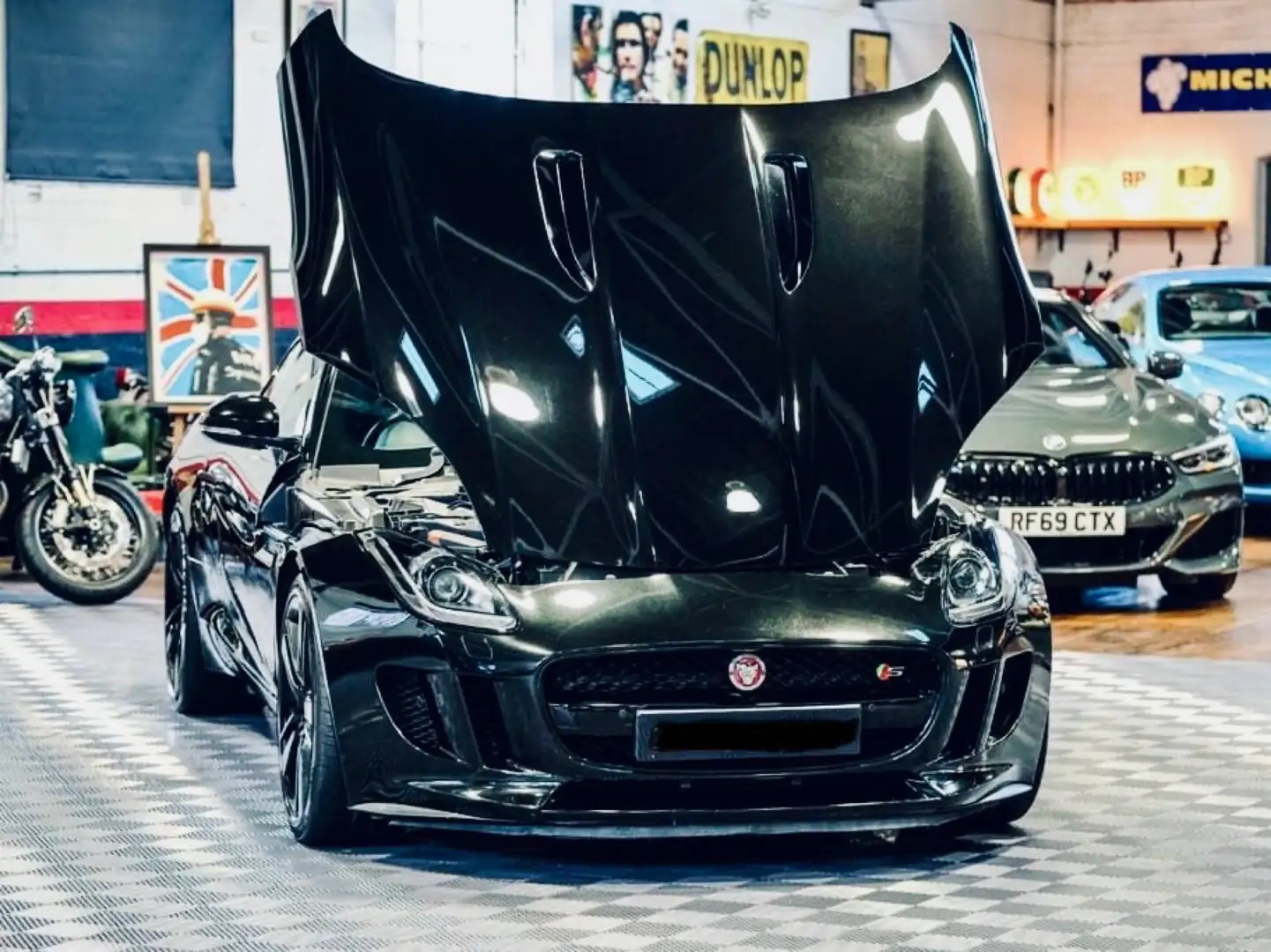 Jaguar F-Type Coupe 3.0 V6 S awd pano scarico Чорний - 2