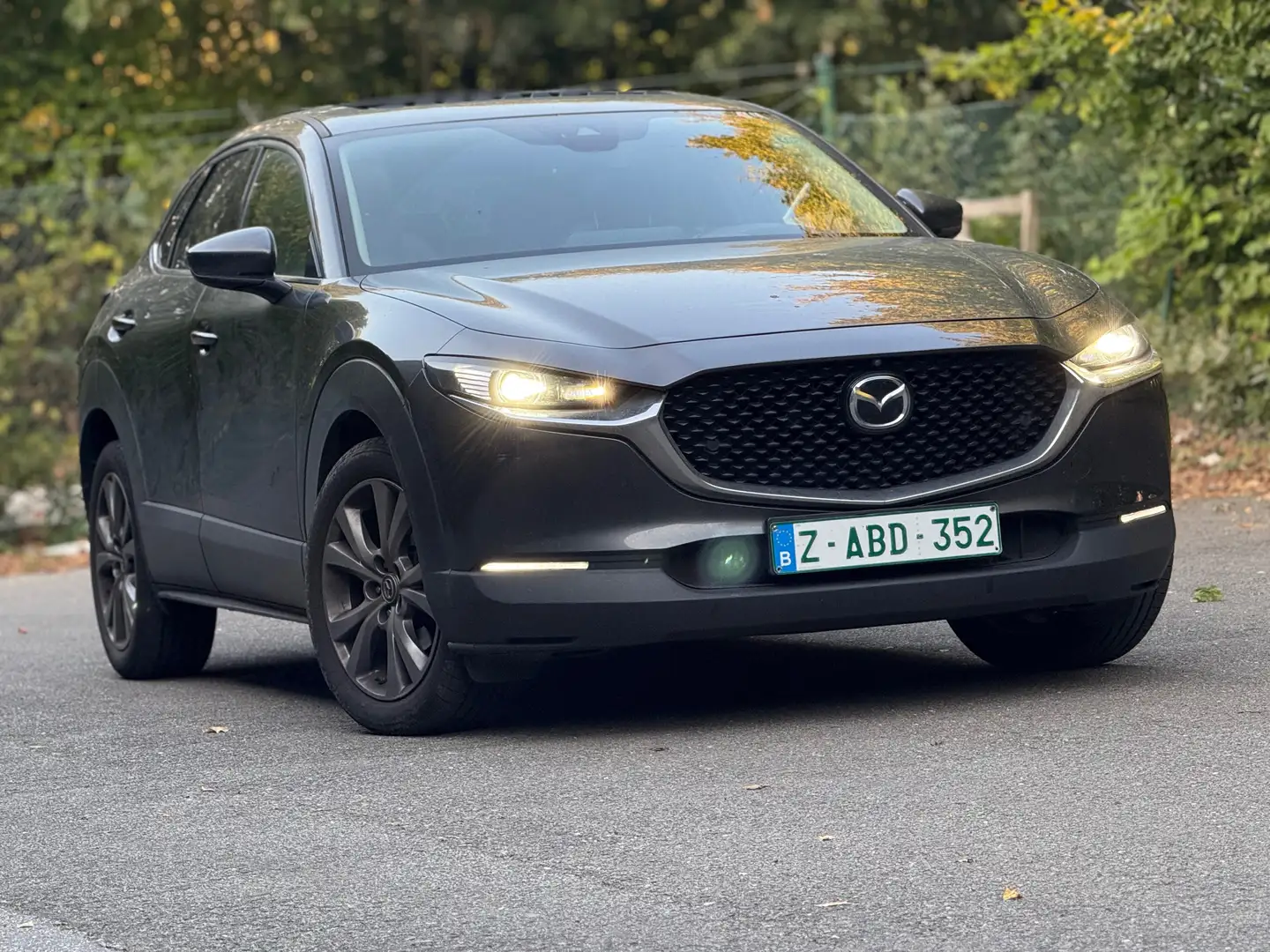 Mazda CX-30 Hybride 2.0-Pano-Leder-Led-Gps-360 cam-Full-2020 Grijs - 2