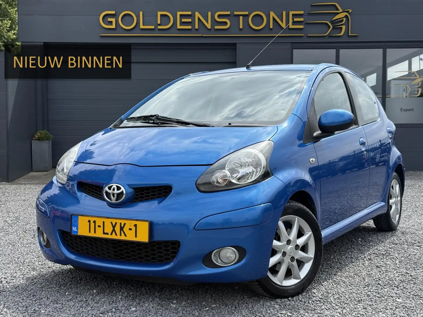 Toyota Aygo 1.0-12V Comfort 5 Deurs,Airco,Lm velgen,Dealer Ond Bleu - 1