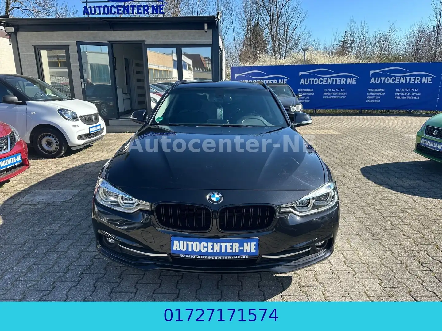 BMW 320 d Sport Line/Aut/Navi/Euro6 Zwart - 1