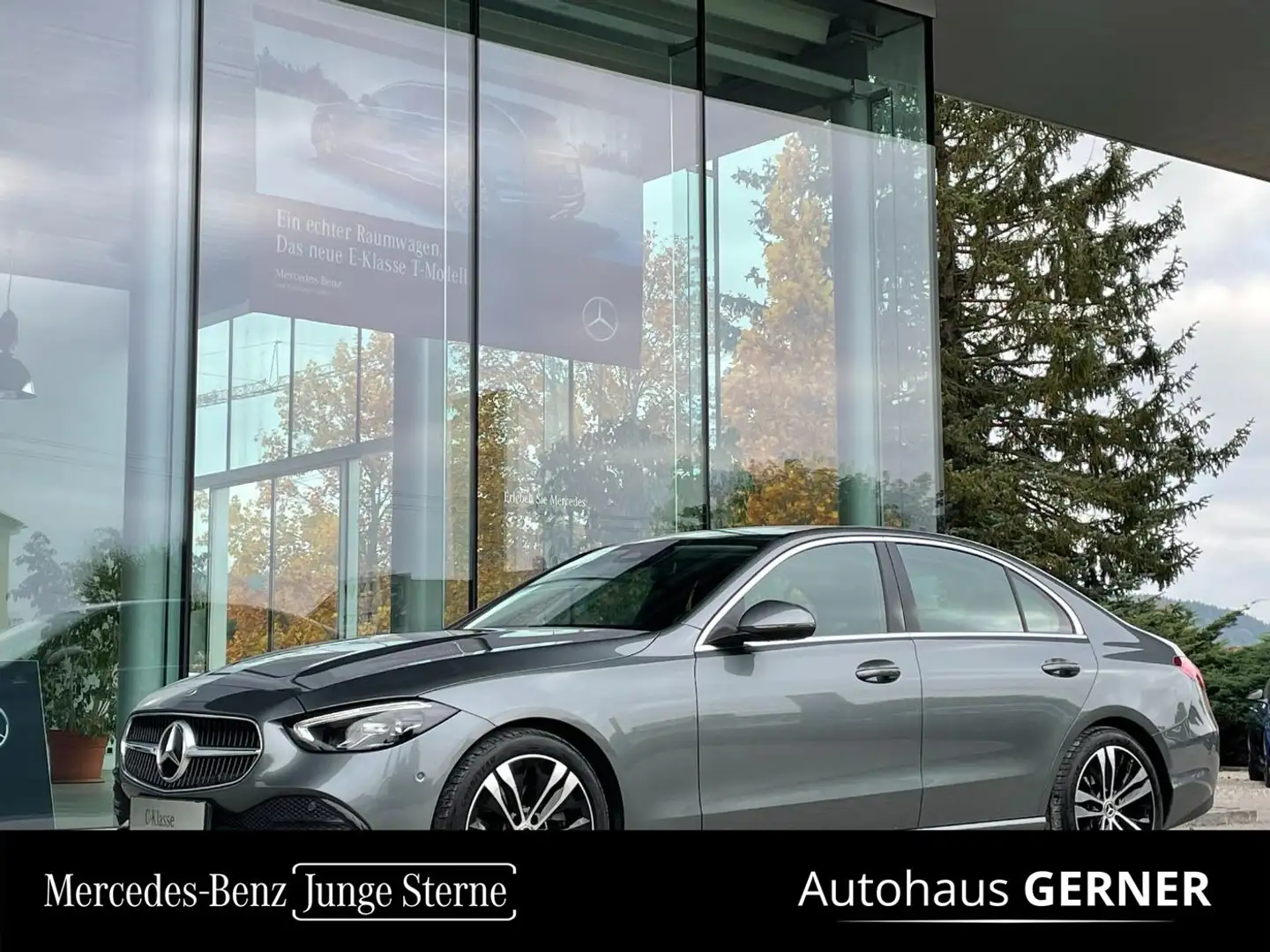 Mercedes-Benz C 200 SpurW ParkAss. LED SpurH LM KAM KlimaA Grau - 1