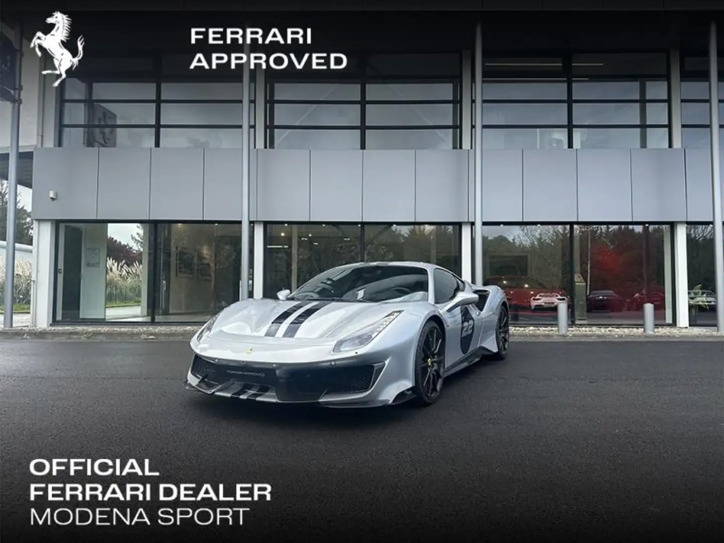 Ferrari 488 Bi-Turbo 720cv Gris - 1