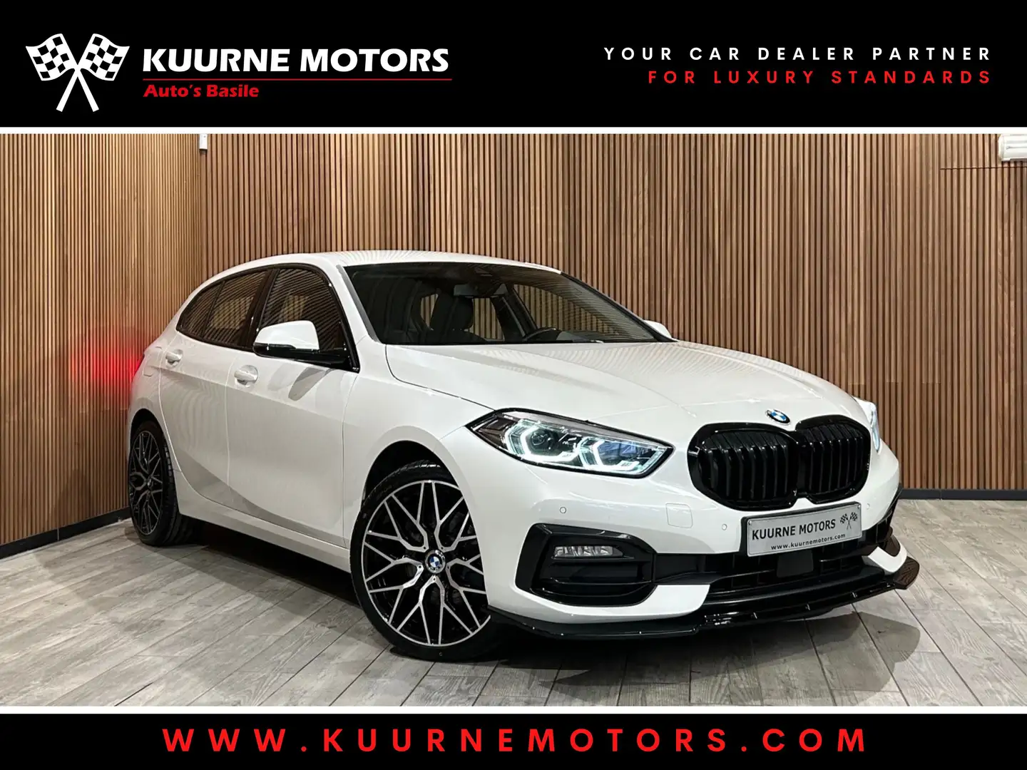 BMW 118 iA Alu19"/Led/Gps/Carplay/Cruise/Bt *1j garantie* Weiß - 1
