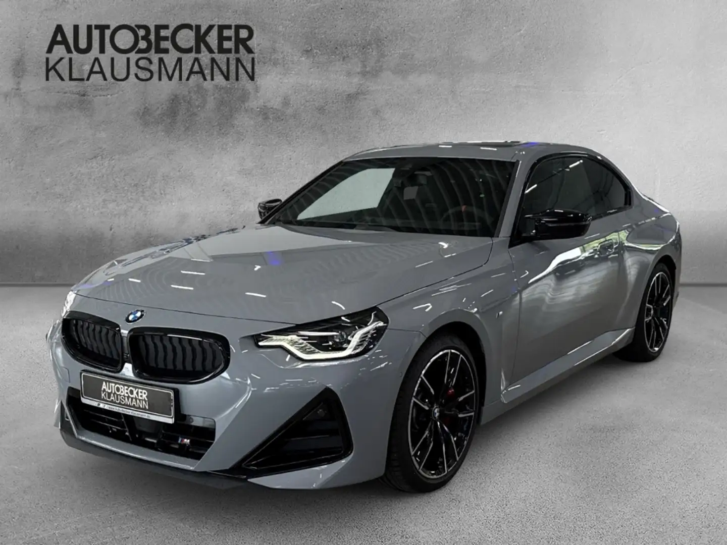 BMW 240 xDrive Coupe LMR 19'' Park-Assistent El. Panodach Grau - 1