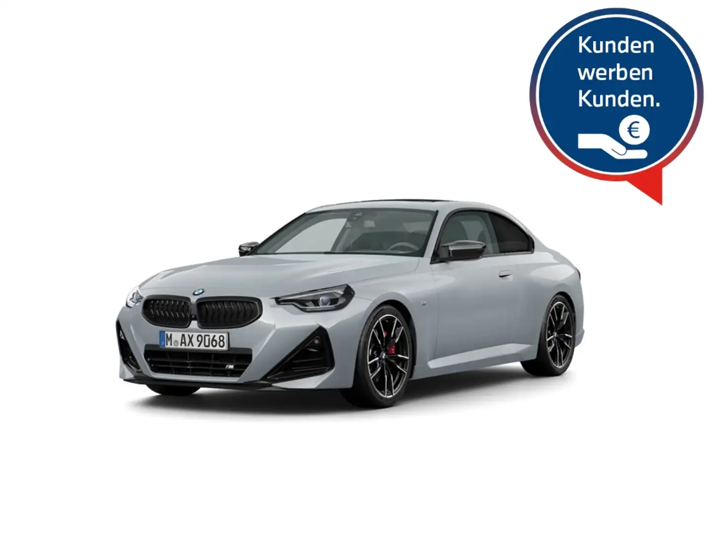 BMW 240 xDrive Coupe LMR 19'' Park-Assistent El. Panodach Grau - 1