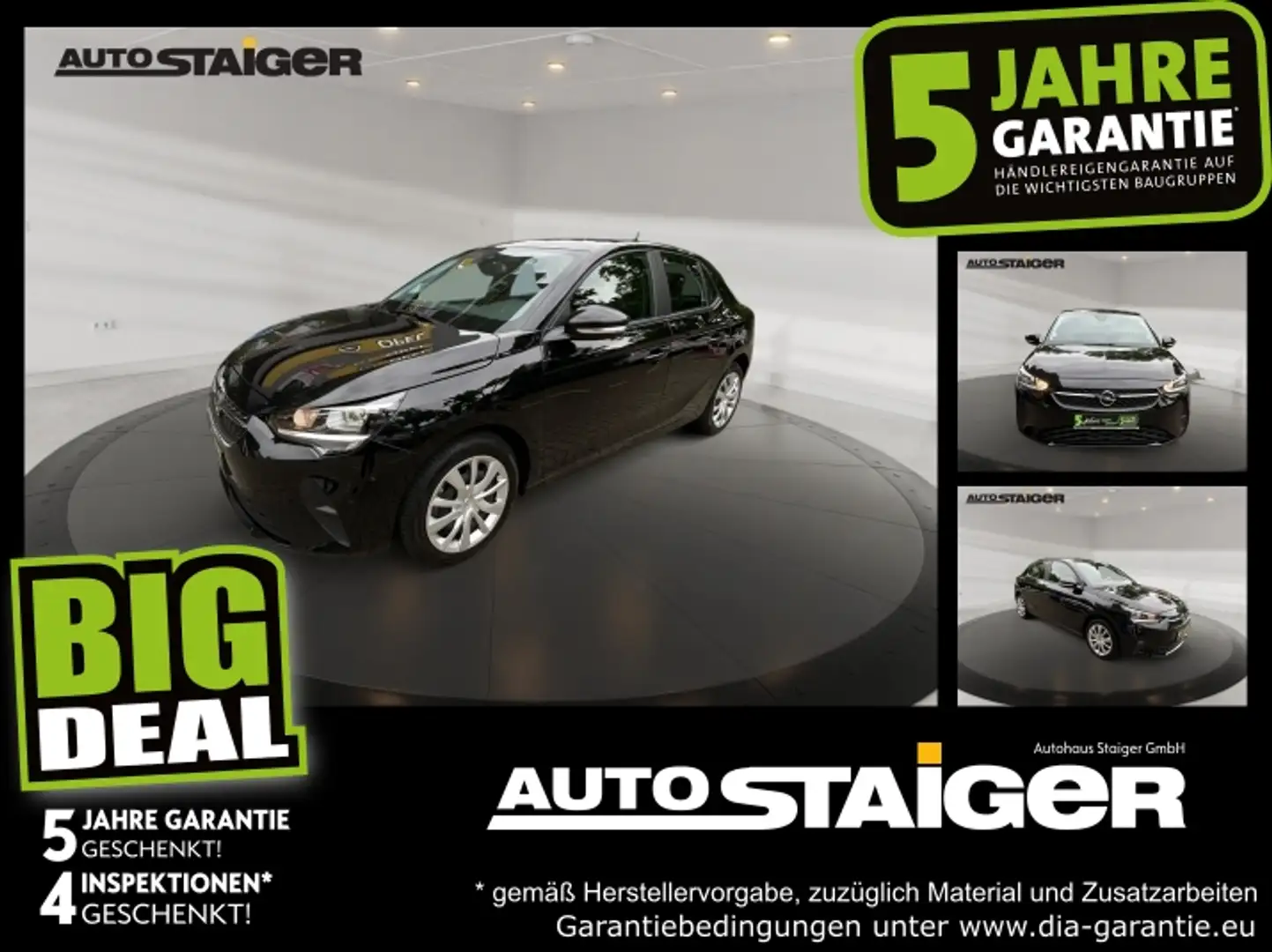 Opel Corsa F 1.2 Turbo Edition Rückfahrkamera PDC Schwarz - 1