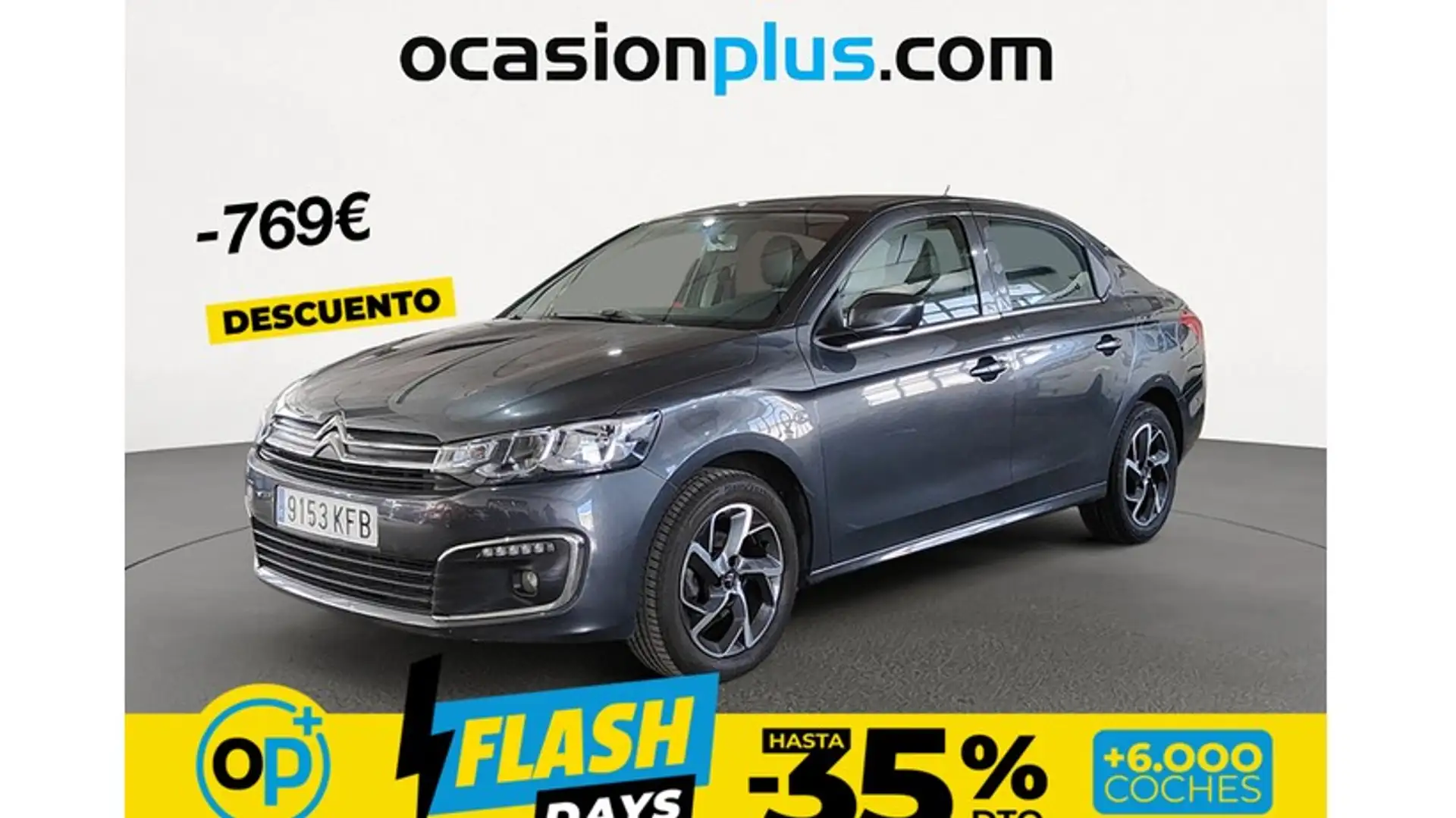 Citroen C-Elysée 1.6 VTi Shine 115 Gris - 1