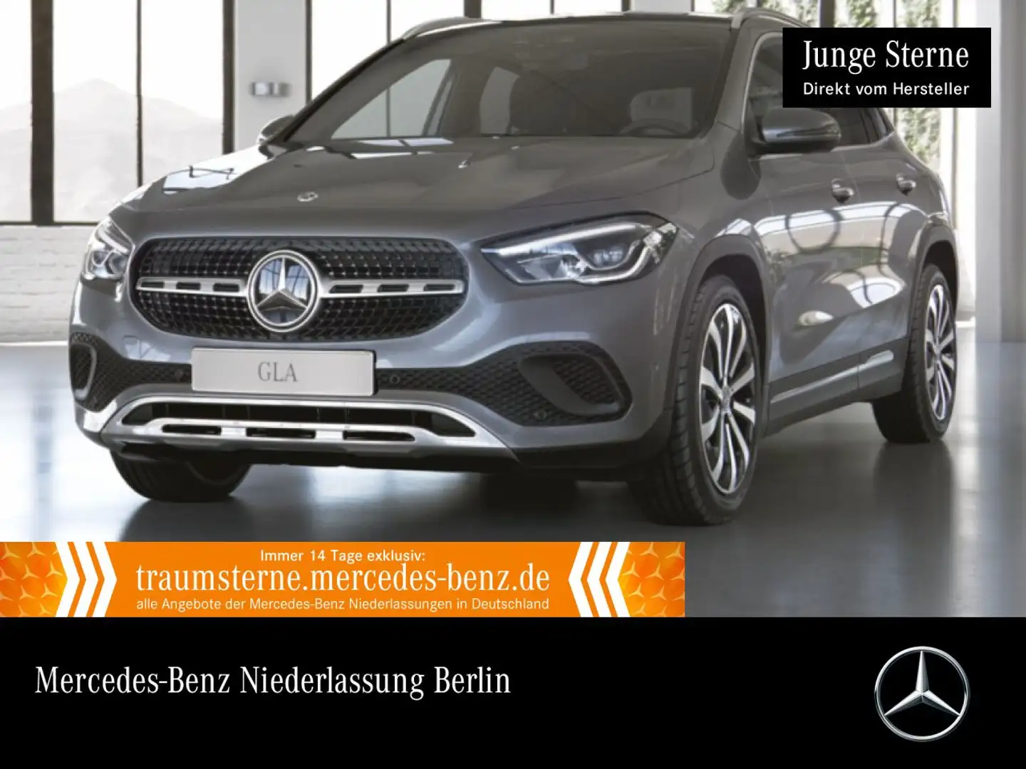 Mercedes-Benz GLA 200 PROGRESSIVE+PANO+LED+STHZG+KAMERA+TOTW+7G Grau - 1