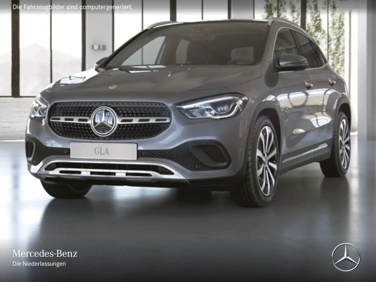 Mercedes-Benz GLA 200 PROGRESSIVE+PANO+LED+STHZG+KAMERA+TOTW+7G Grau - 2