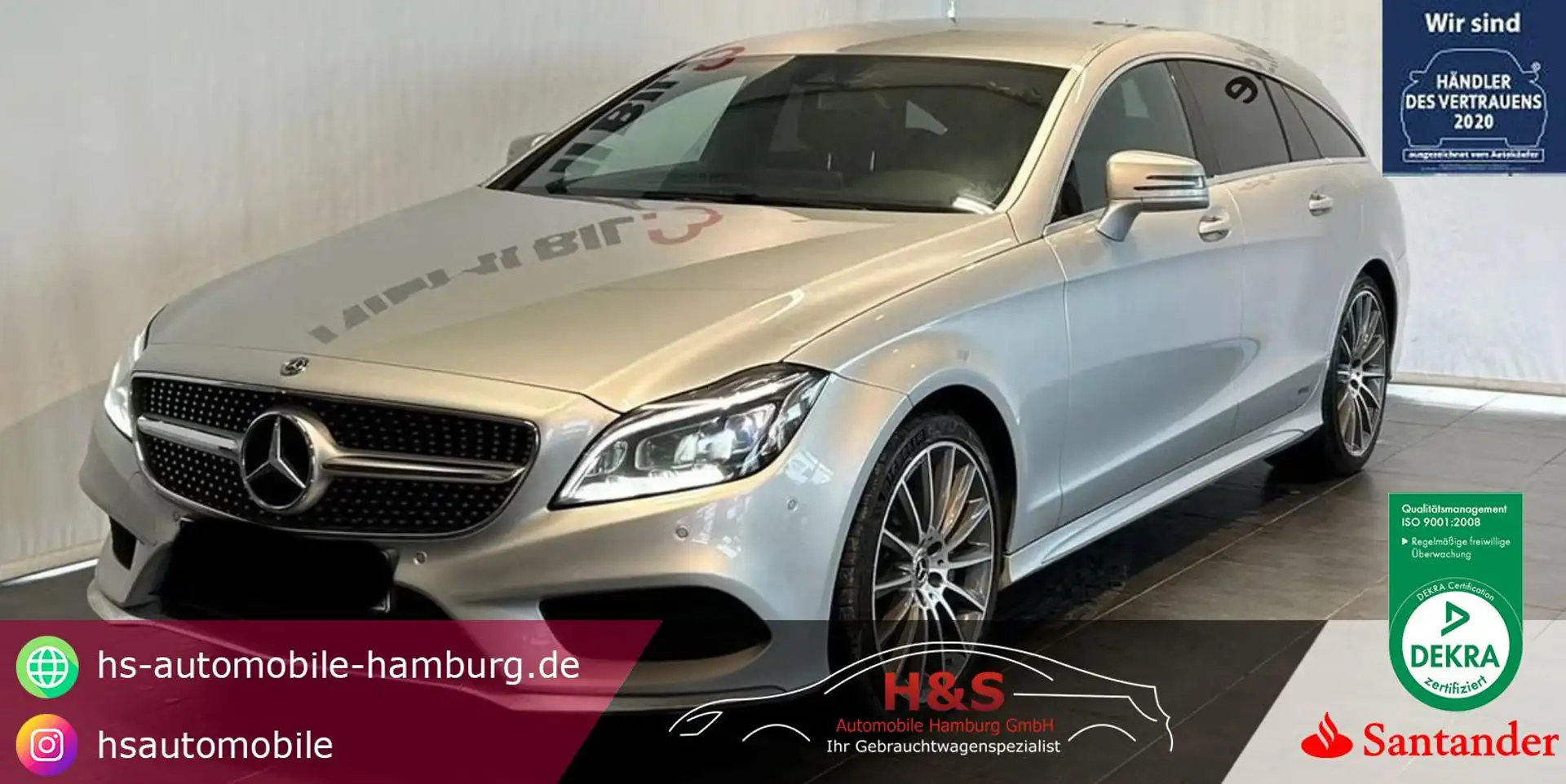 Mercedes-Benz CLS 350 d 4Matic Sport-Paket AMG / AMG-Line Argent - 1