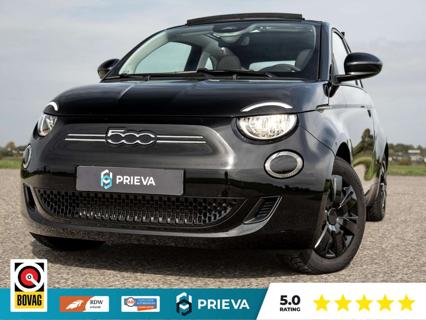 Fiat 500C nuo 414 €/ mėn Elektra 2024m. Kabrioletas Automatinė