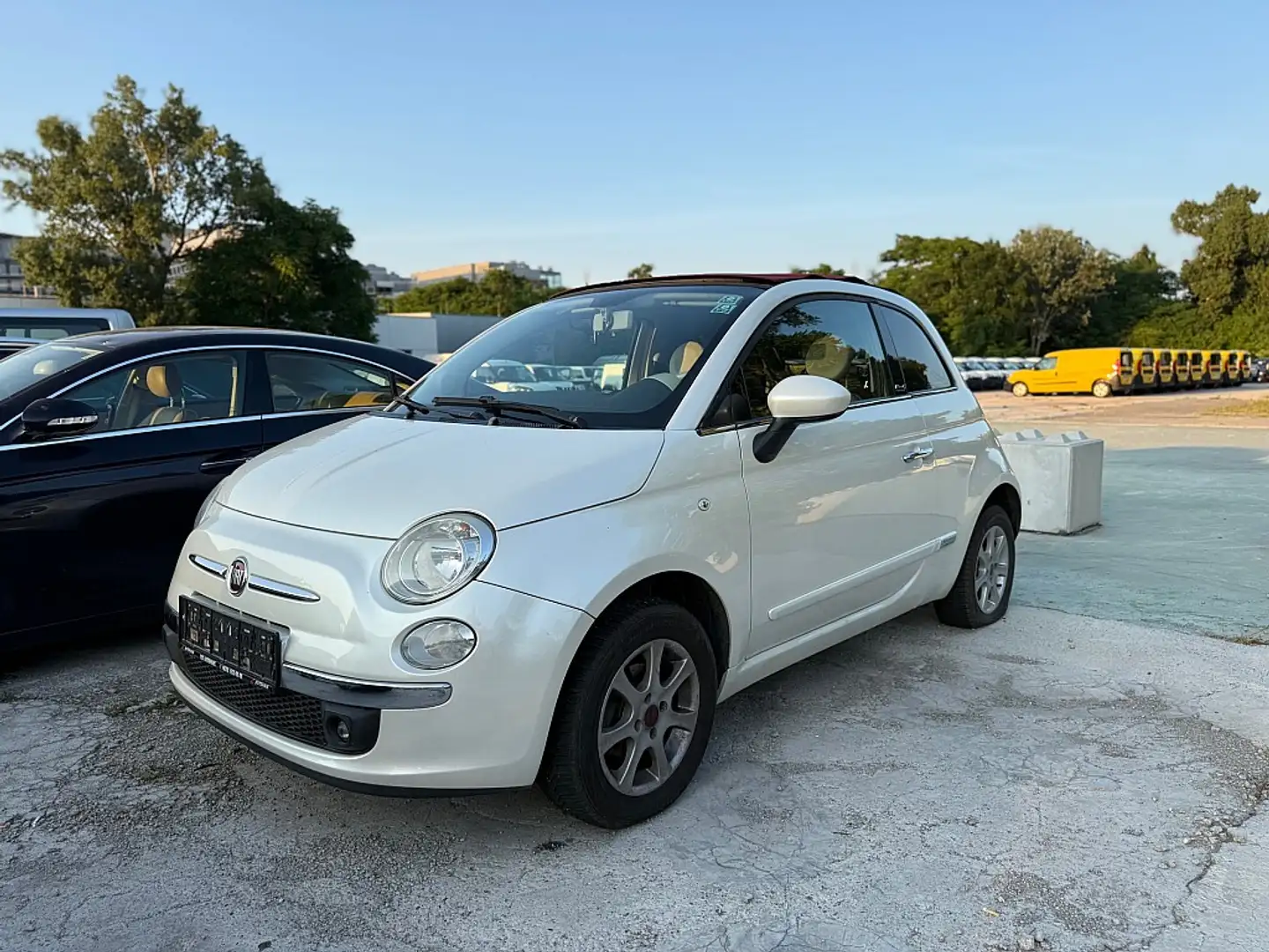 Fiat 500 Cabrio 1,2 Lounge |PICKERL BIS 06/2026| Weiß - 1