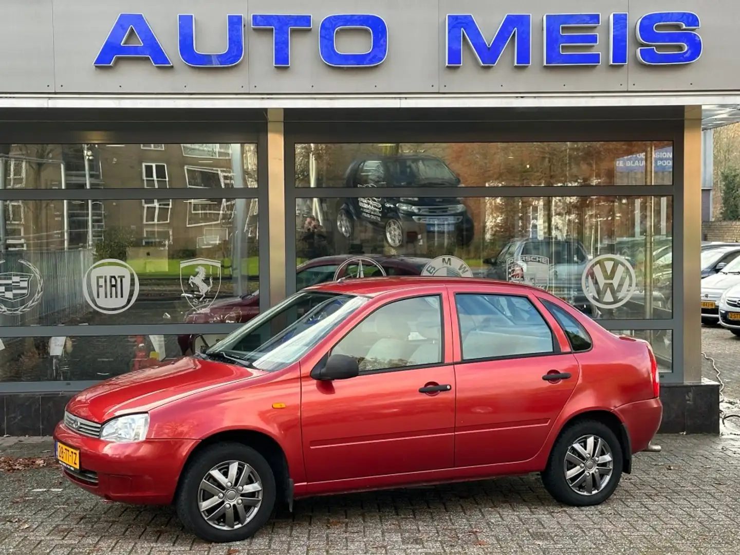 Lada Kalina 1118 Elektrische ramen 67.142KM NAP Červená - 1