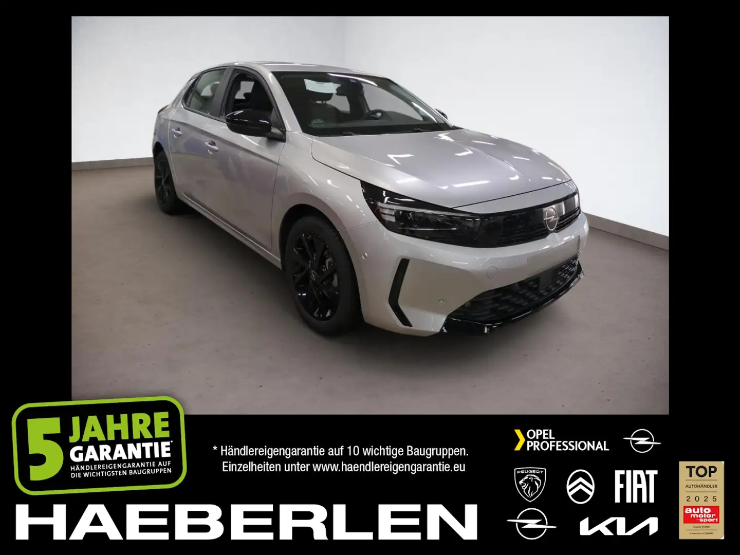 Opel Corsa F 1.2 Turbo Edition LED+SHZ+LM+PDC+SpurW Gris - 1