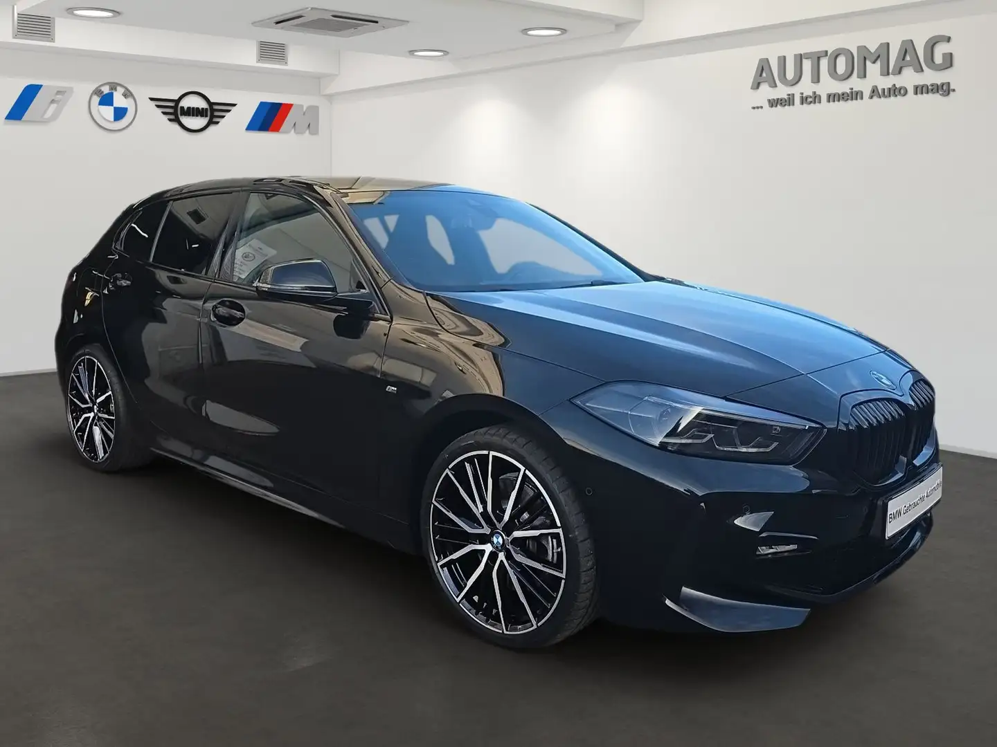 BMW 120 i M-Sport*DrivingAssist*ad.LED*ParkAssist*Hifi*Spo Schwarz - 2