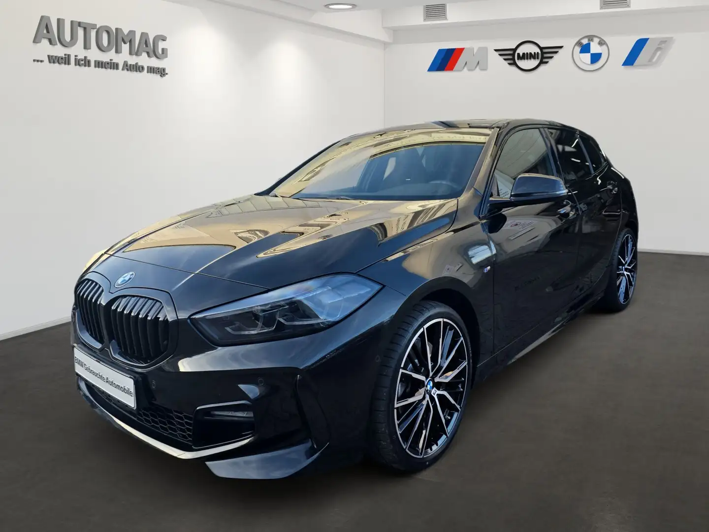 BMW 120 i M-Sport*DrivingAssist*ad.LED*ParkAssist*Hifi*Spo Schwarz - 1