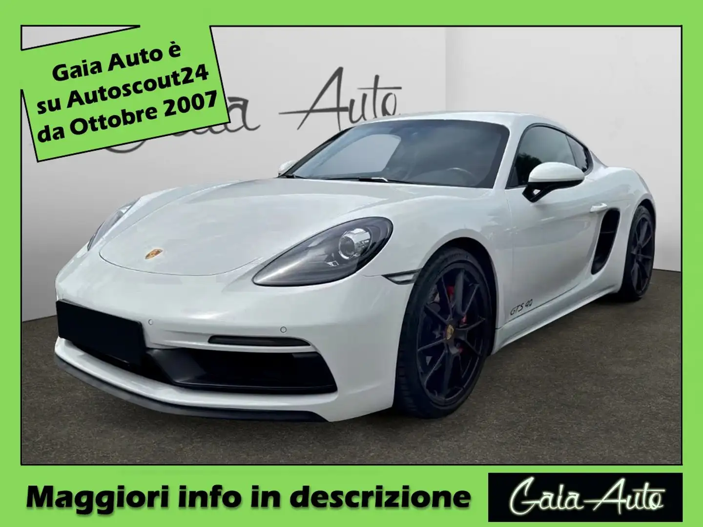 Porsche 718 Cayman 4.0 GTS MANUALE (diverse disponibilità) Blanc - 1